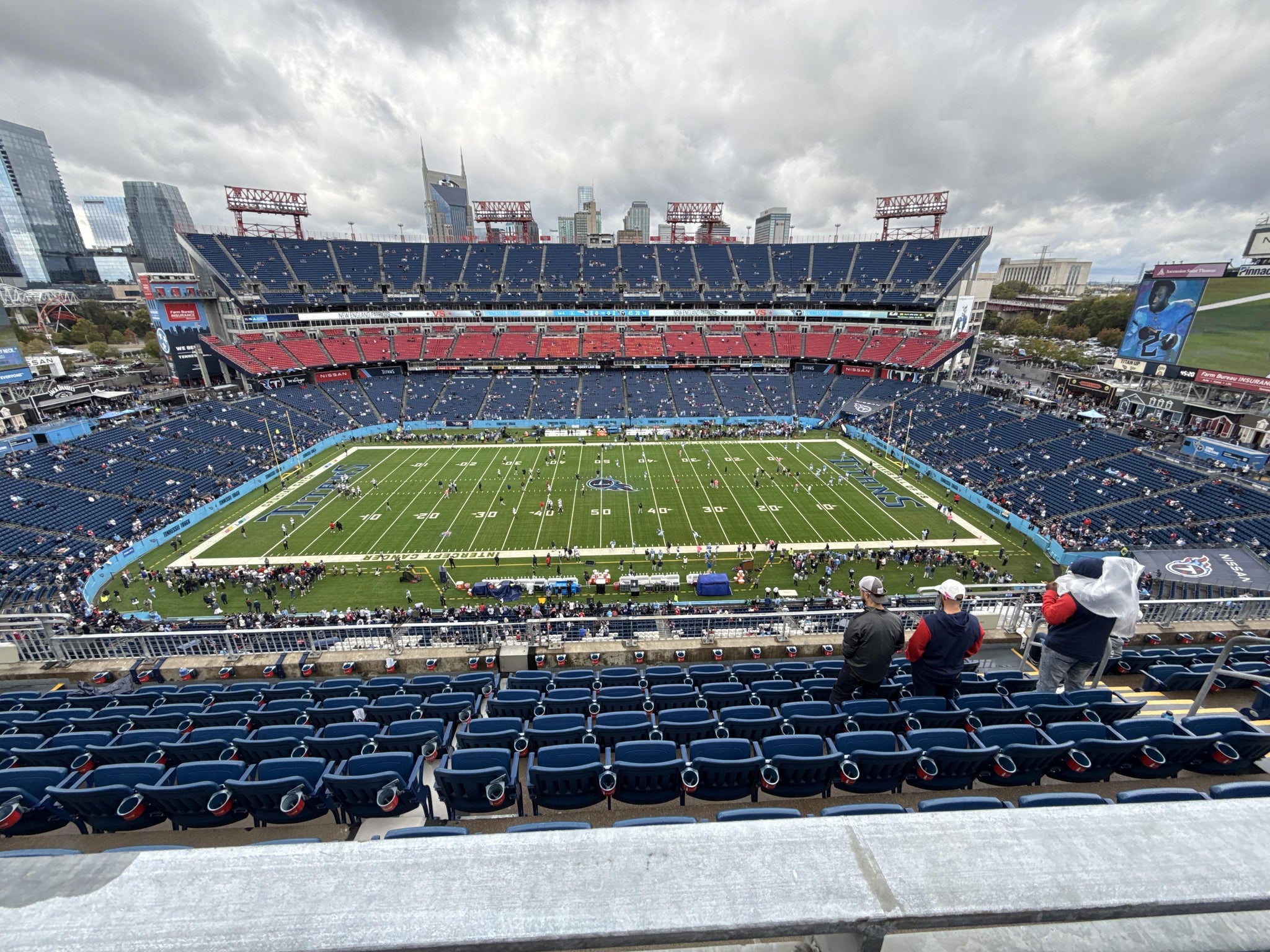 Real Fan View taken from Upper 312 at Nissan Stadium by Meg H