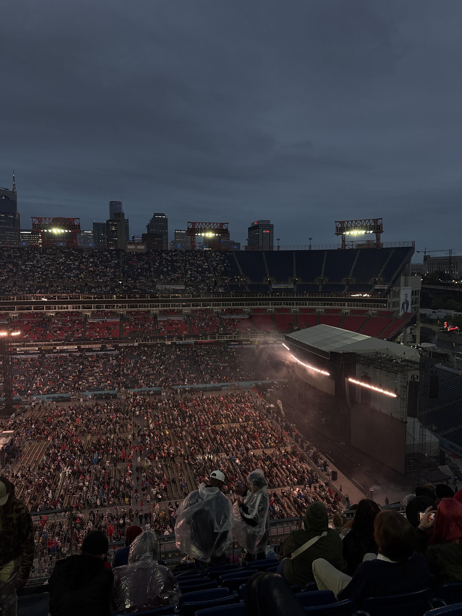 Real Fan View taken from Upper 312 at Nissan Stadium by Seanna W
