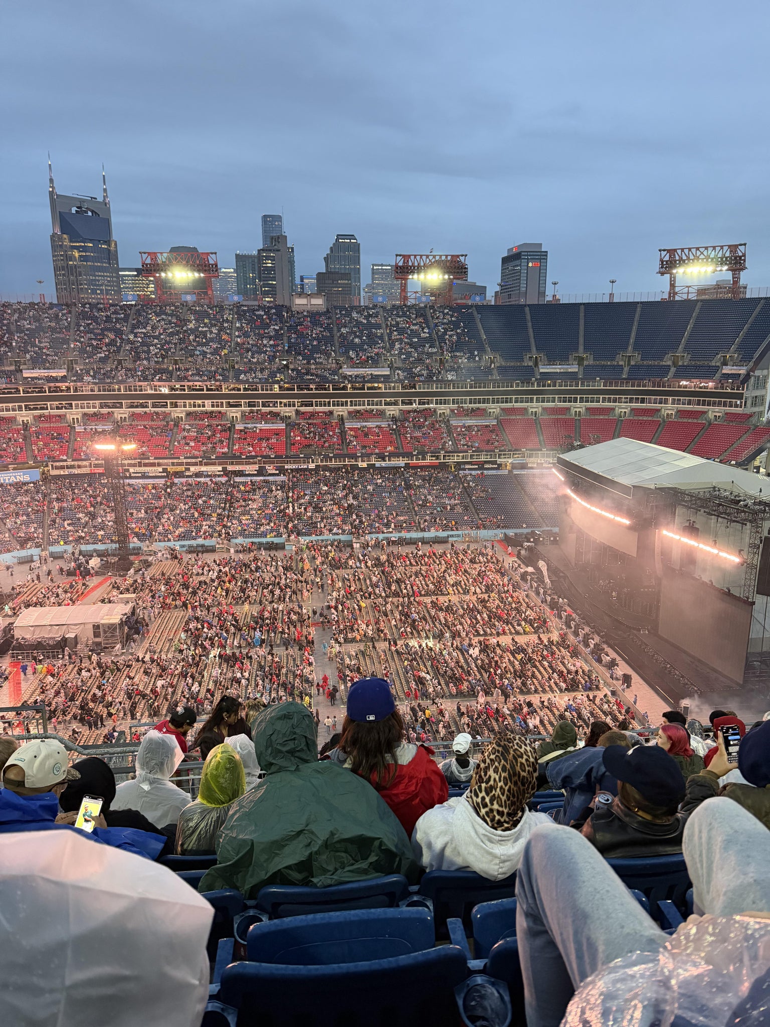 Real Fan View taken from Upper 312 at Nissan Stadium by Coley H