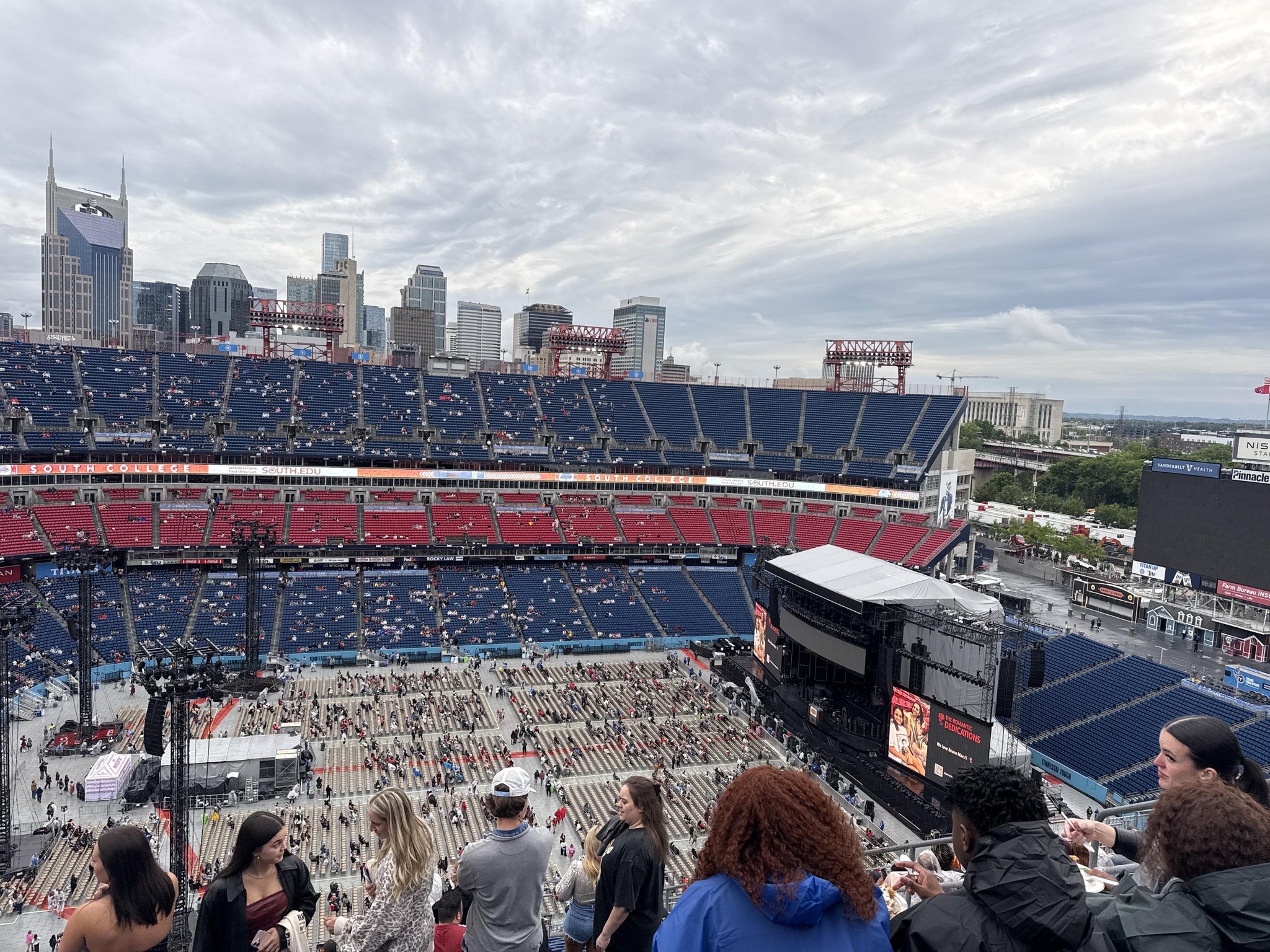 Real Fan View taken from Upper 314 at Nissan Stadium by Abigail A
