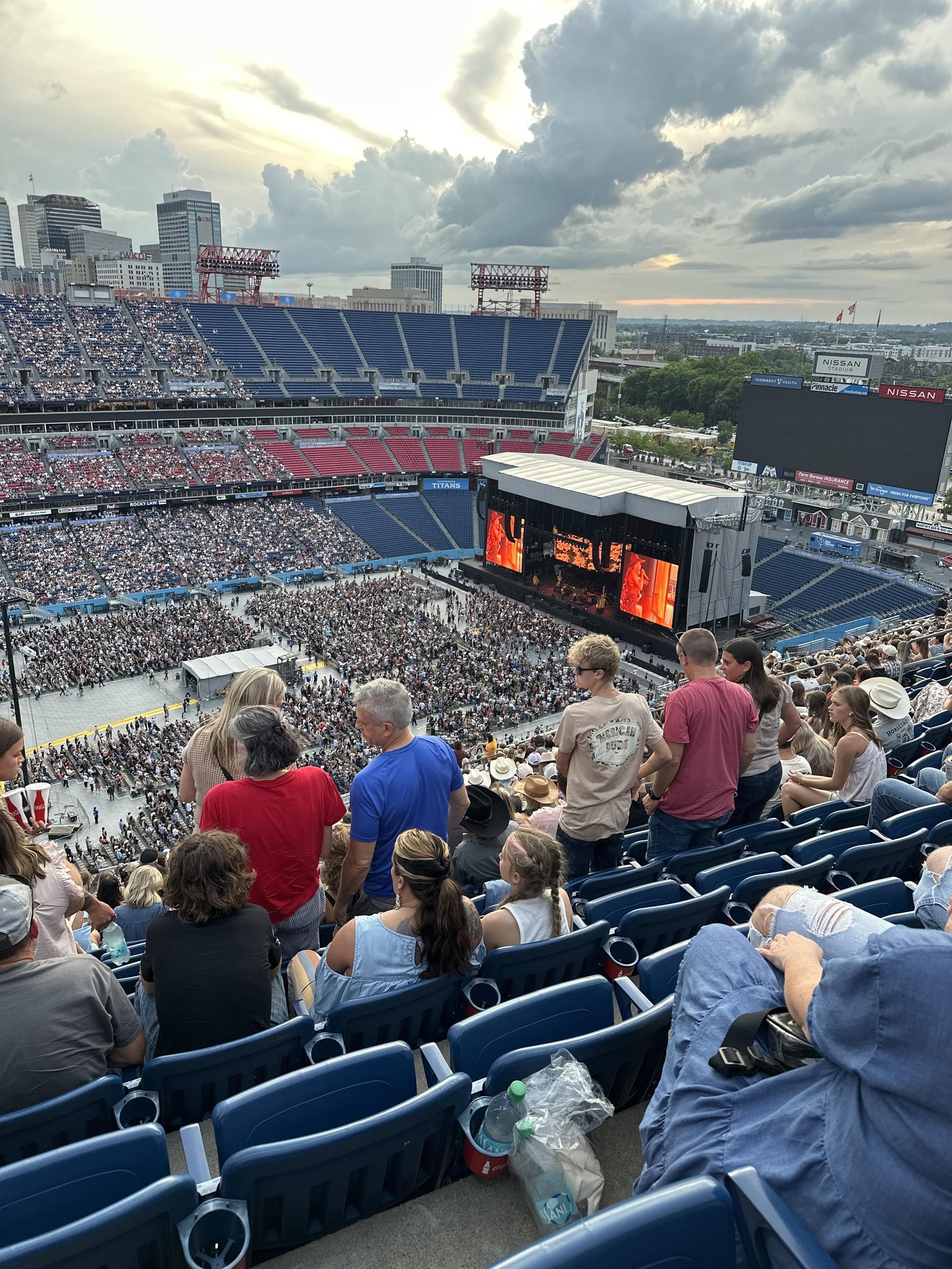 Real Fan View taken from Upper 316 at Nissan Stadium by Mario V