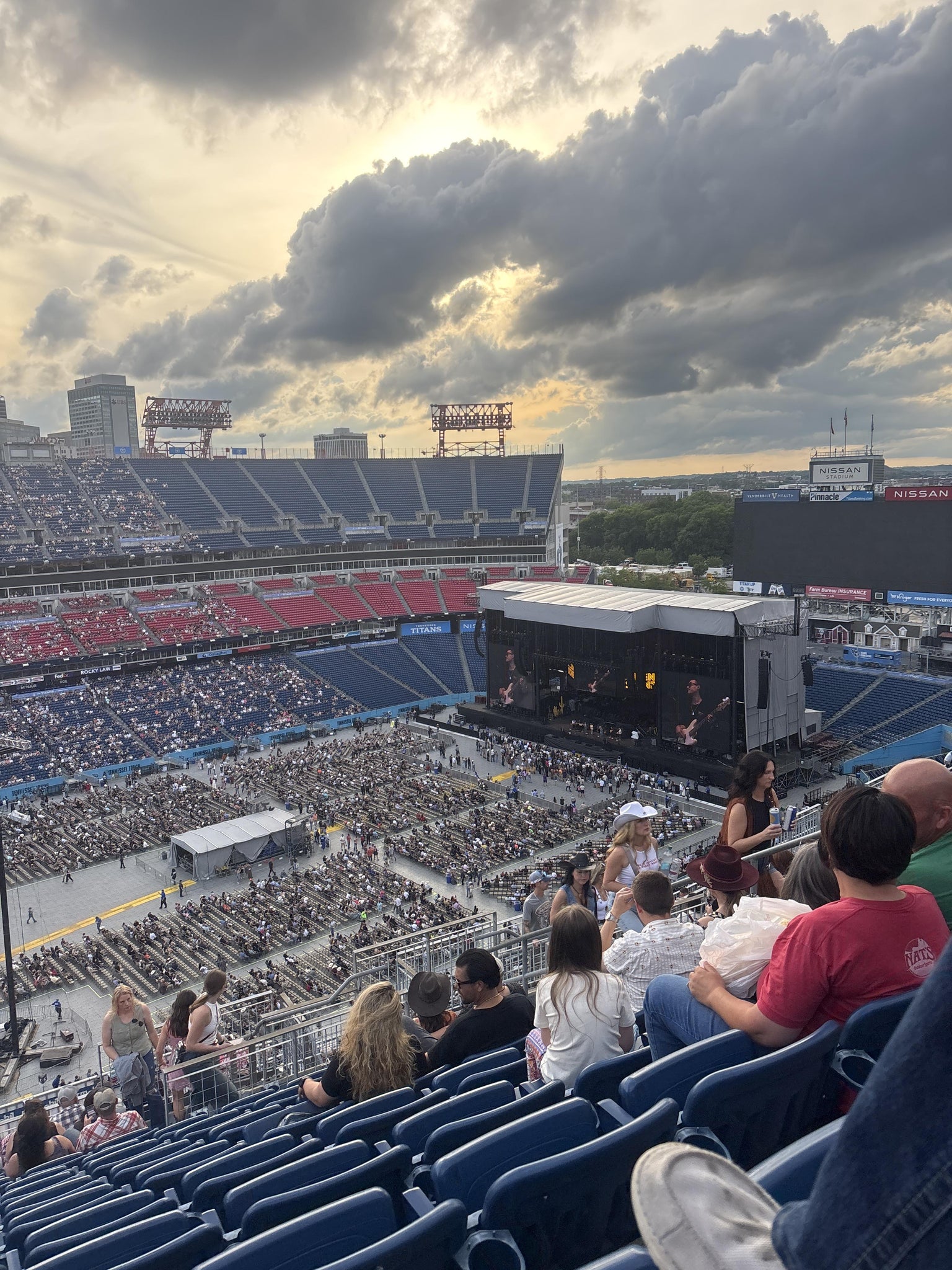 Real Fan View taken from Upper 317 at Nissan Stadium by Jane anne W