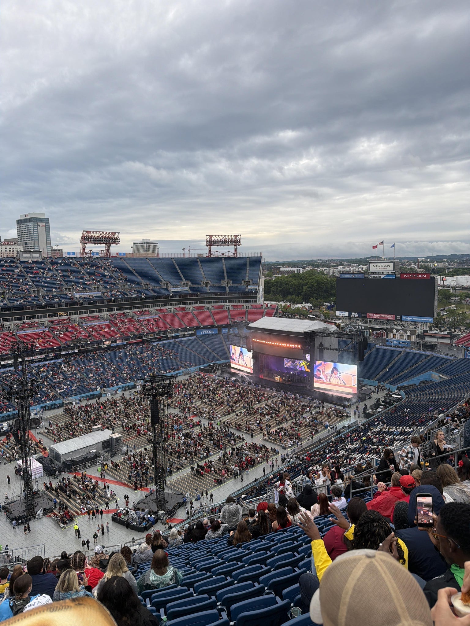Real Fan View taken from Upper 318 at Nissan Stadium by Brian M