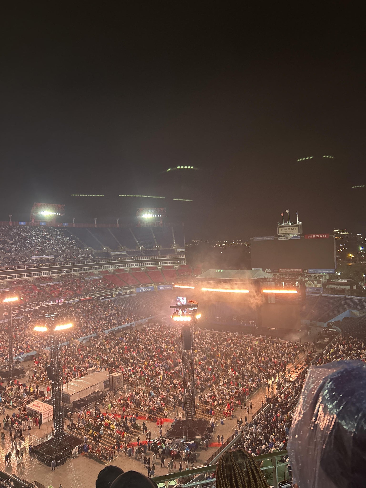 Real Fan View taken from Upper 320 at Nissan Stadium by Erin D