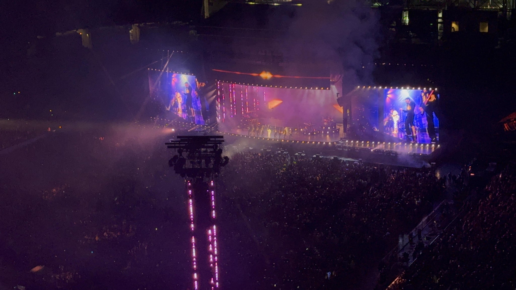 Real Fan View taken from Upper 321 at Nissan Stadium by Cristal P