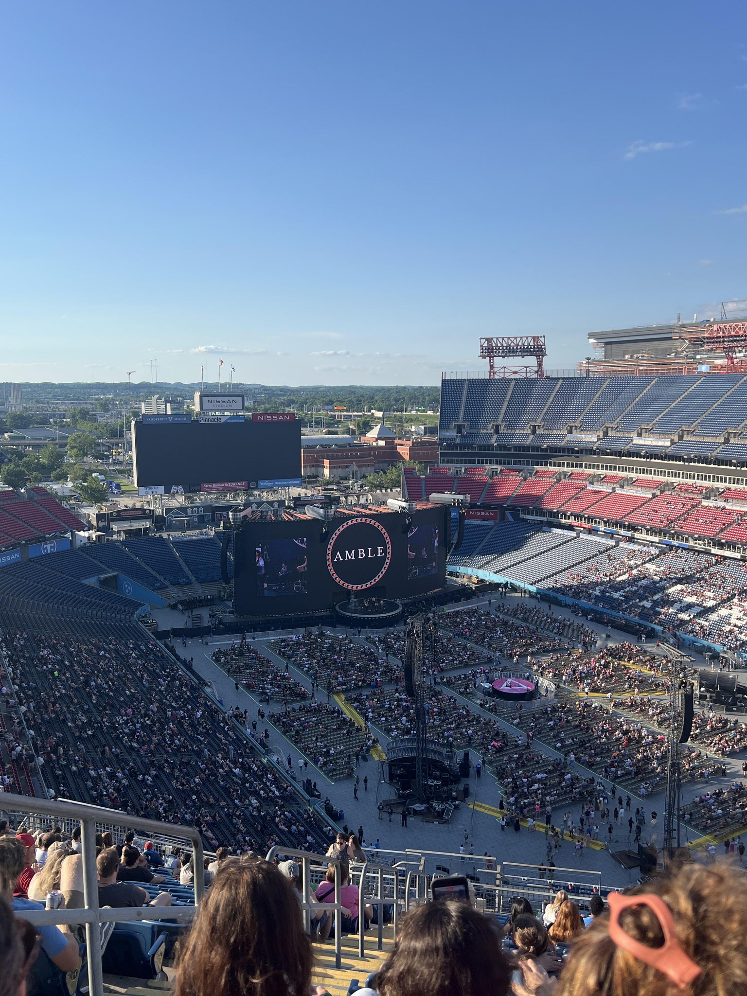 Real Fan View taken from Upper 326 at Nissan Stadium by Shaterra W