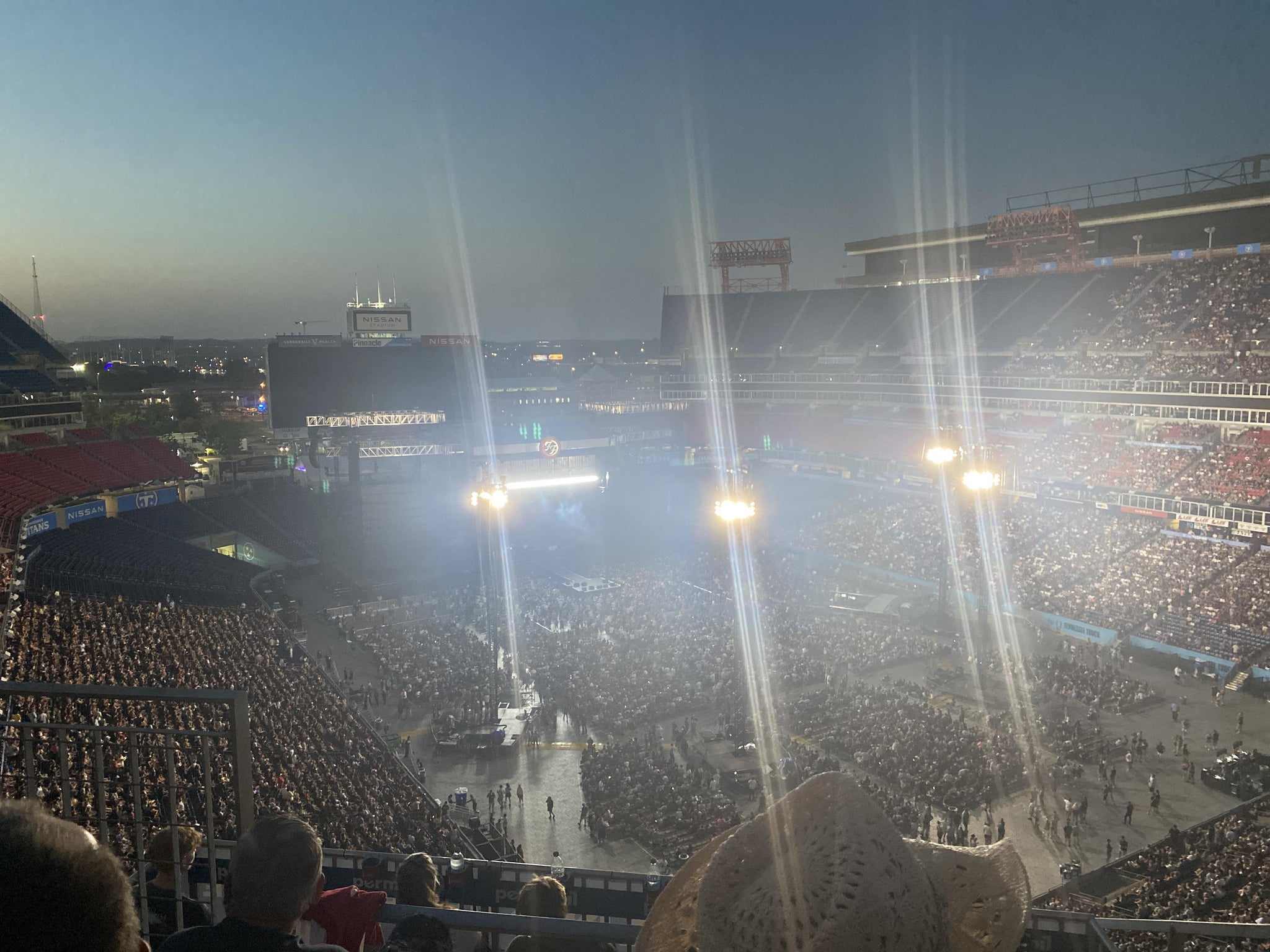 Real Fan View taken from Upper 326 at Nissan Stadium by Shawn G