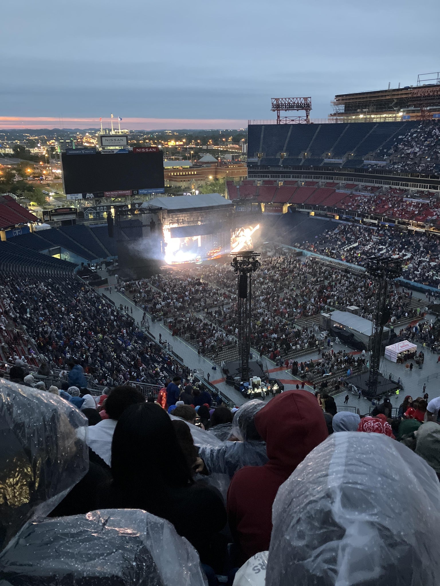 Real Fan View taken from Upper 327 at Nissan Stadium by Jannah B