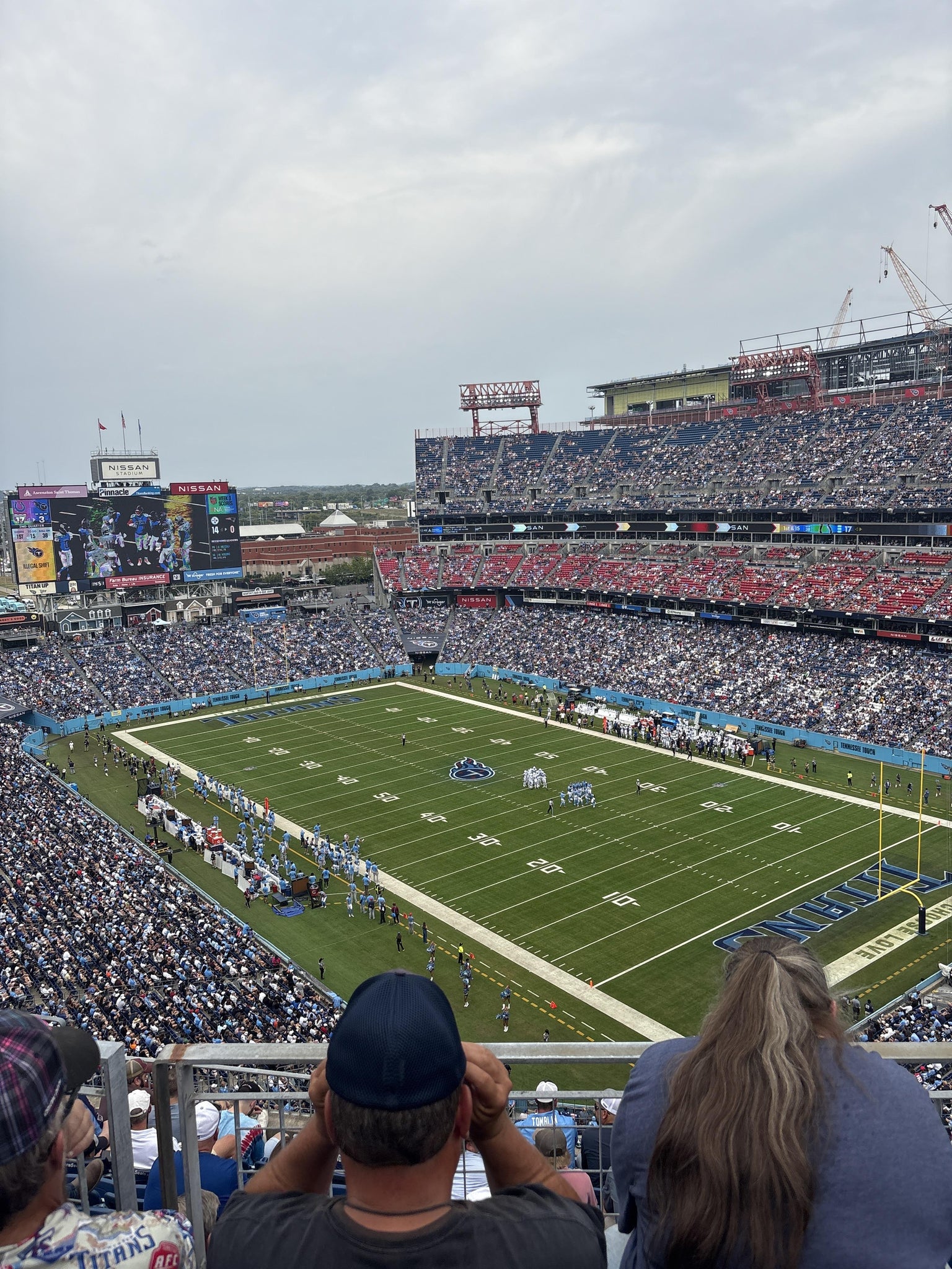 Real Fan View taken from Upper 327 at Nissan Stadium by Jillian H
