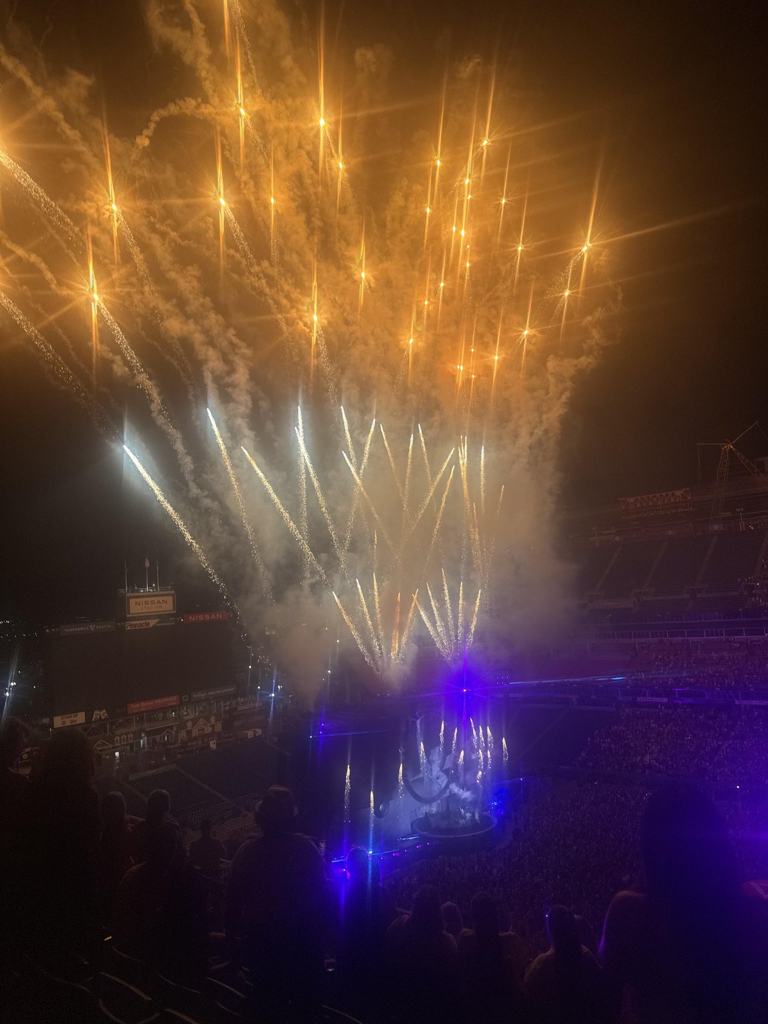 Real Fan View taken from Upper 327 at Nissan Stadium by Daniel H