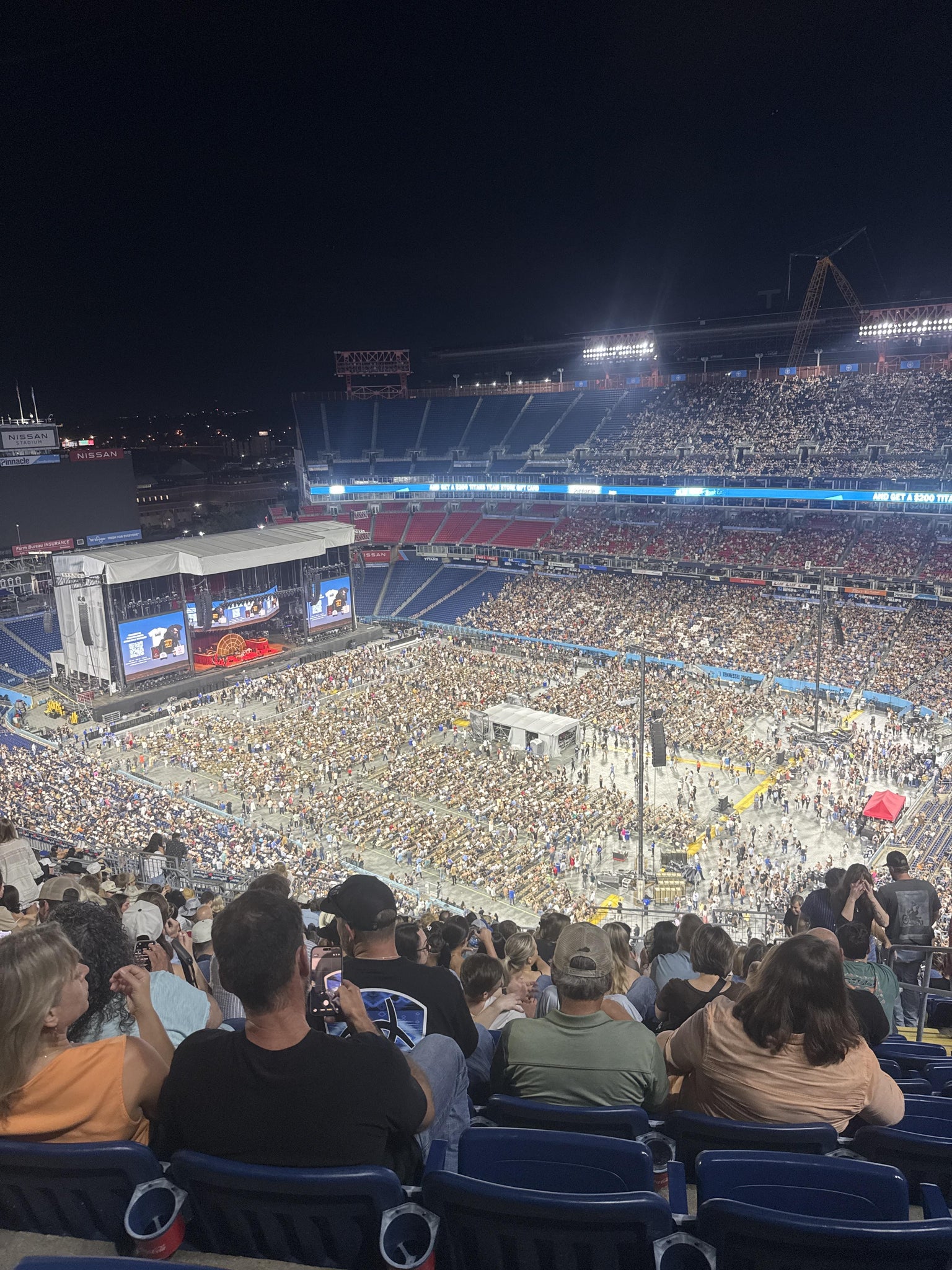 Real Fan View taken from Upper 329 at Nissan Stadium by Daniel L