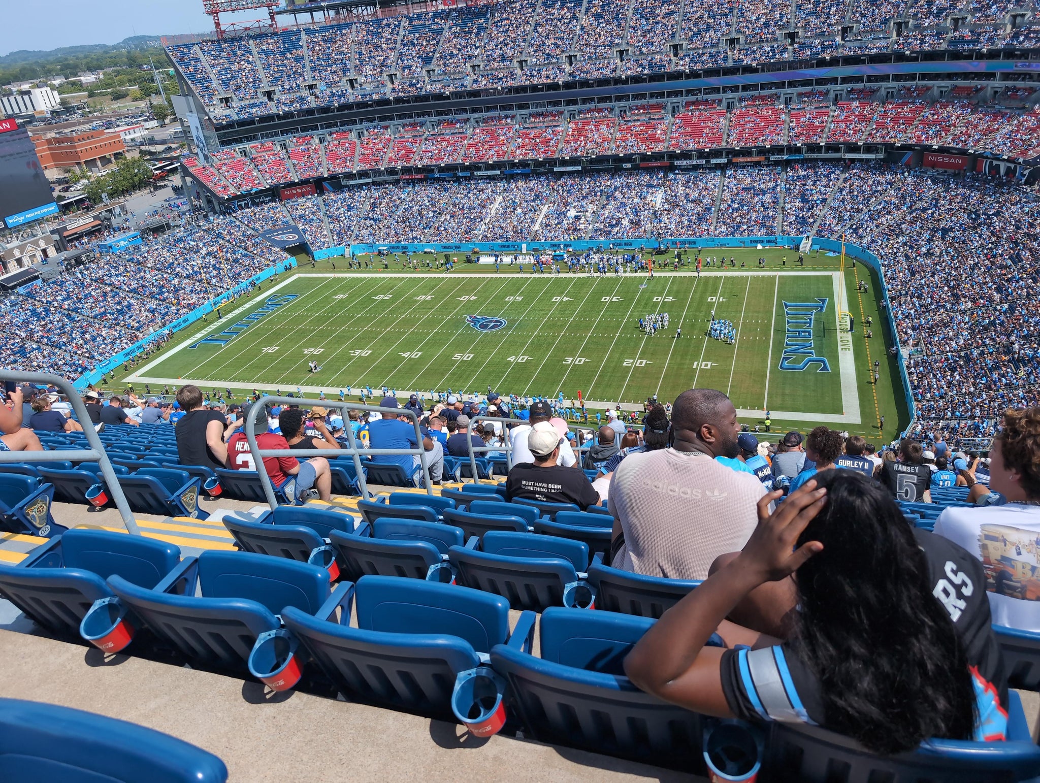 Real Fan View taken from Upper 331 at Nissan Stadium by Stephen D