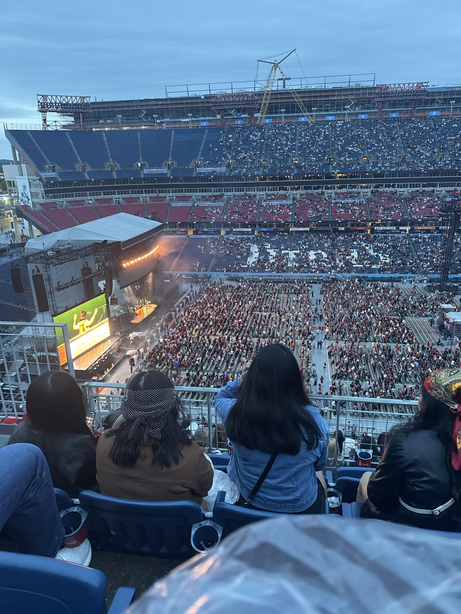 Real Fan View taken from Upper 335 at Nissan Stadium by Lisa T