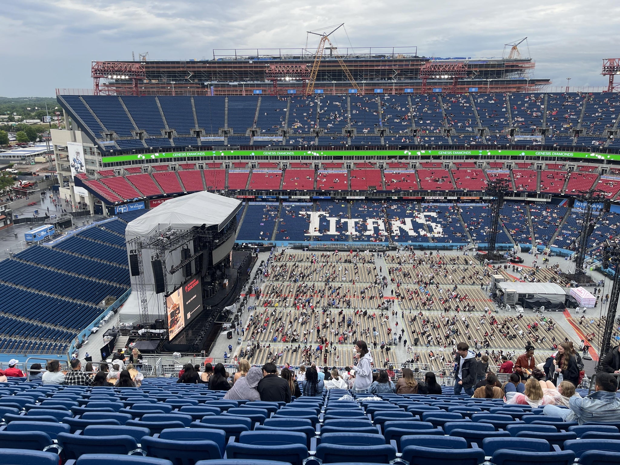 Real Fan View taken from Upper 336 at Nissan Stadium by Samantha M
