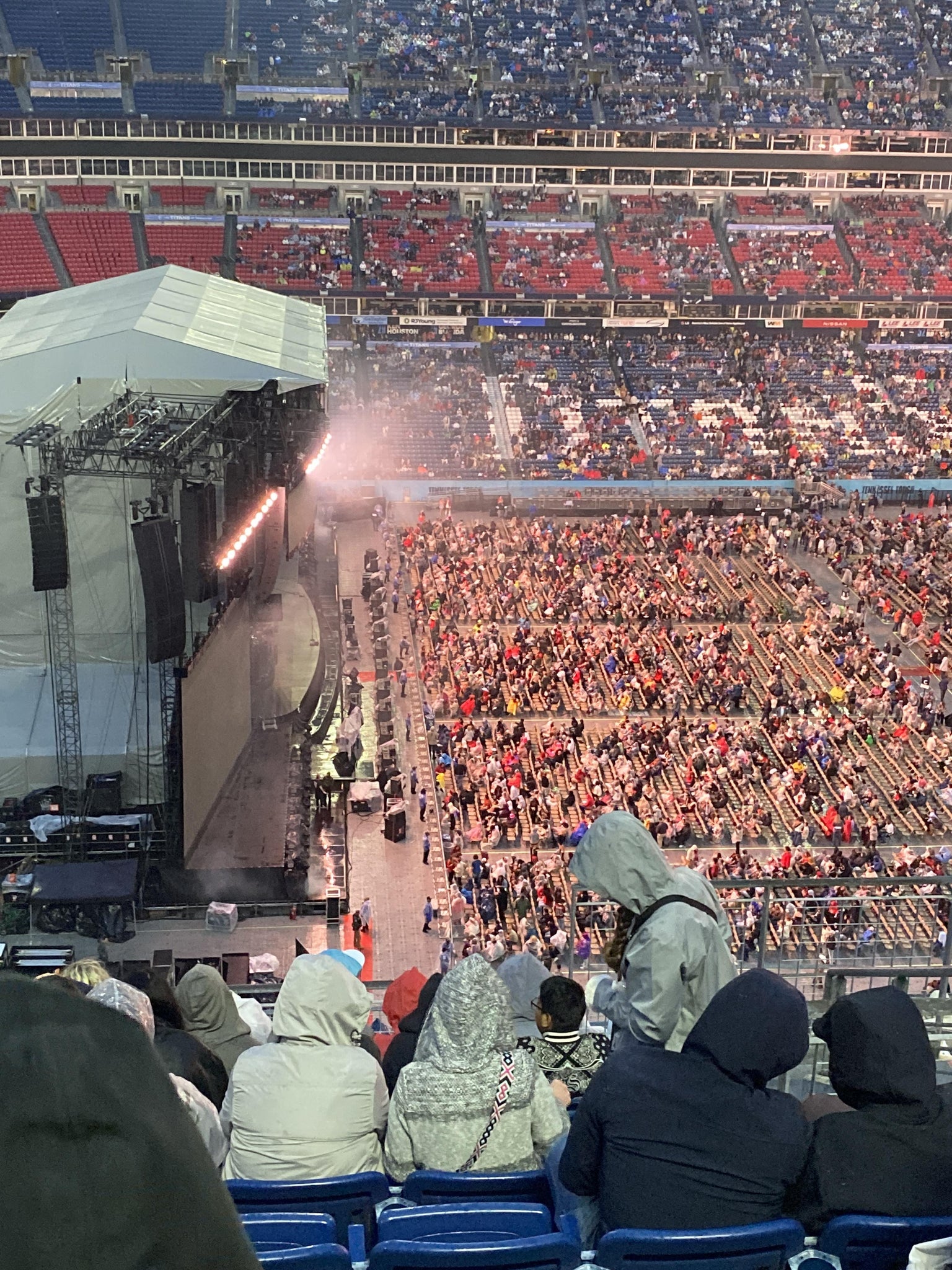 Real Fan View taken from Upper 338 at Nissan Stadium by Lori S