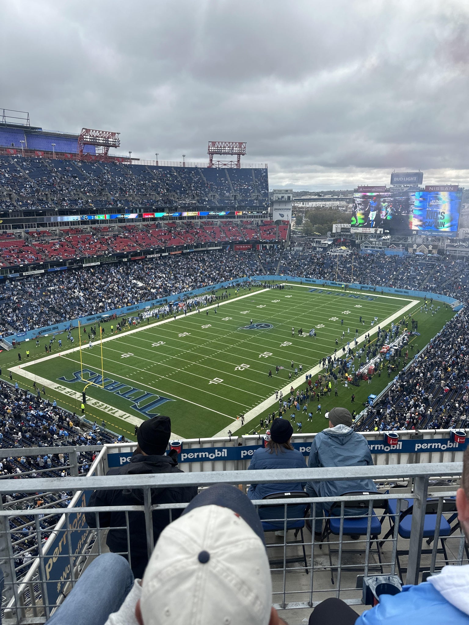 Real Fan View taken from Upper 344 at Nissan Stadium by Jonathan T