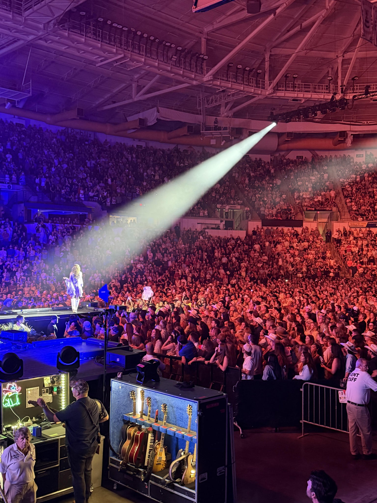 Real Fan View taken from Section 134 at North Charleston Coliseum by Lockwood B