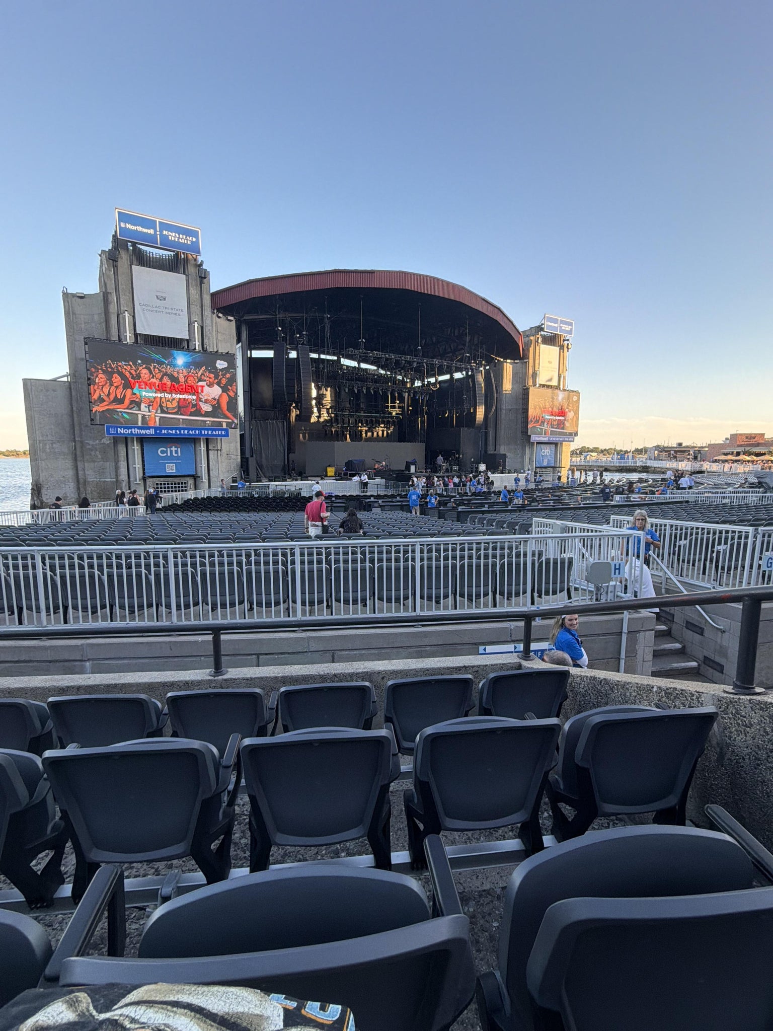 Real Fan View taken from Section 106 at Northwell Health at Jones Beach Theater by Molly W