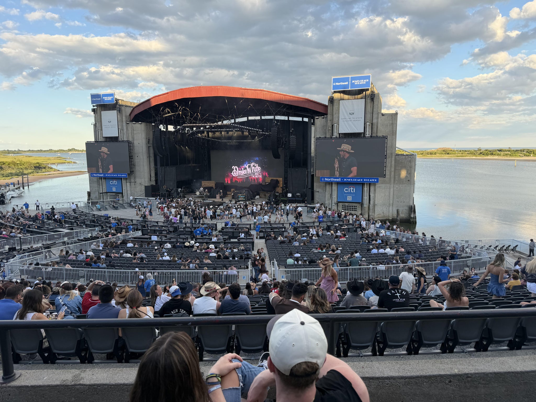 Real Fan View taken from Section 202 at Northwell Health at Jones Beach Theater by William S