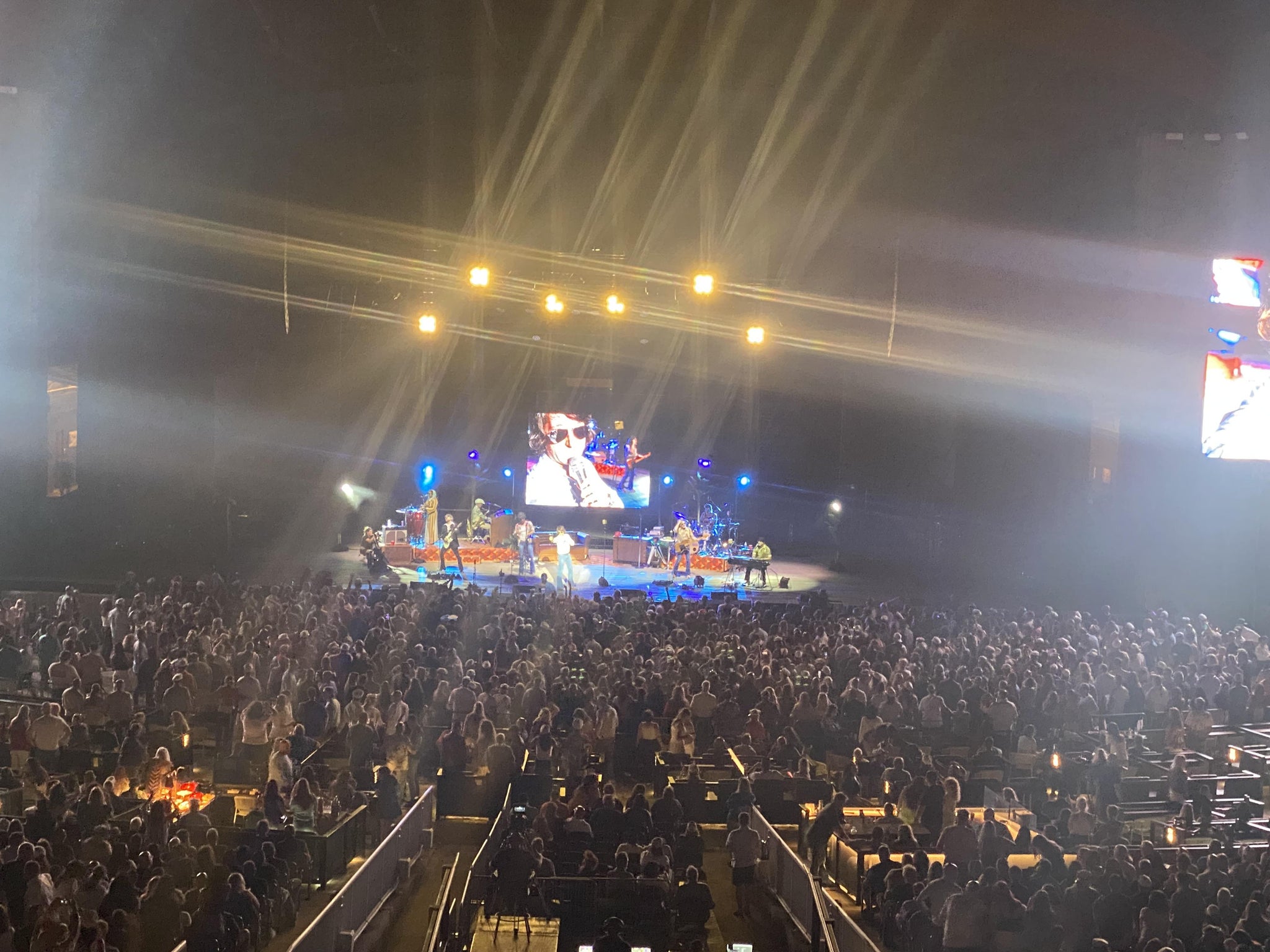 Real Fan View taken from Section 204 at Northwell Health at Jones Beach Theater by Rick B