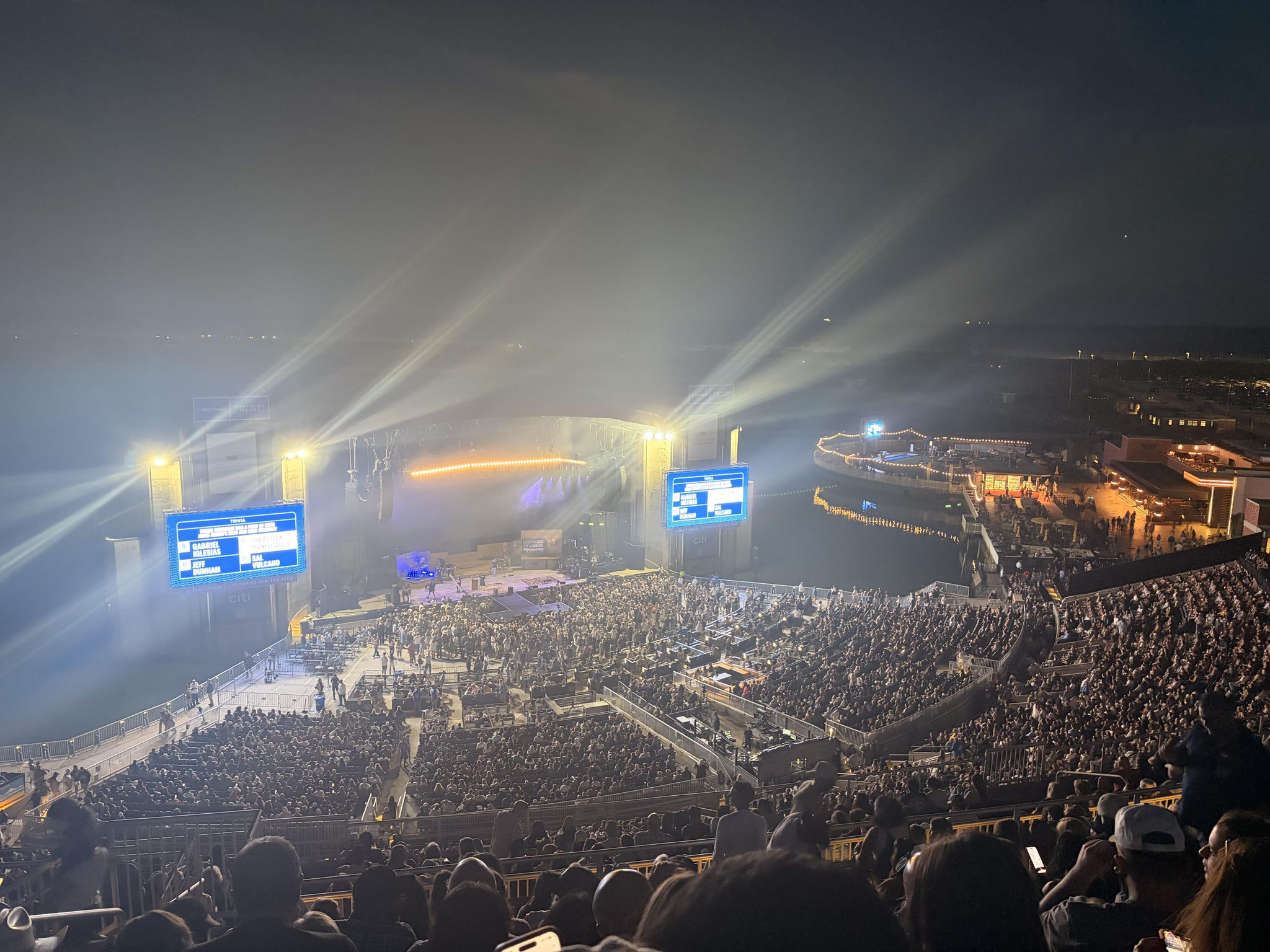 Real Fan View taken from Section 308 at Northwell Health at Jones Beach Theater by Kayla M