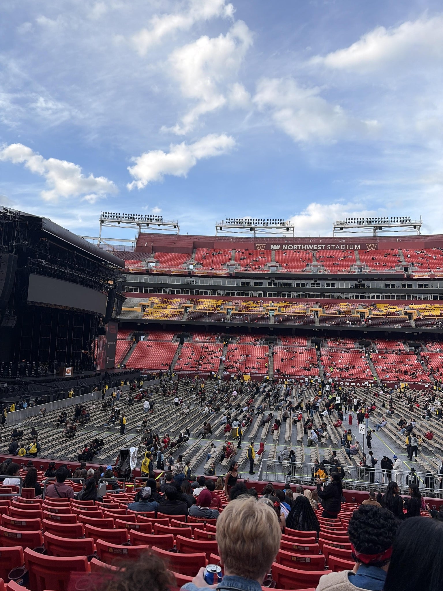 Real Fan View taken from Section 101 at Northwest Stadium by Shontel U