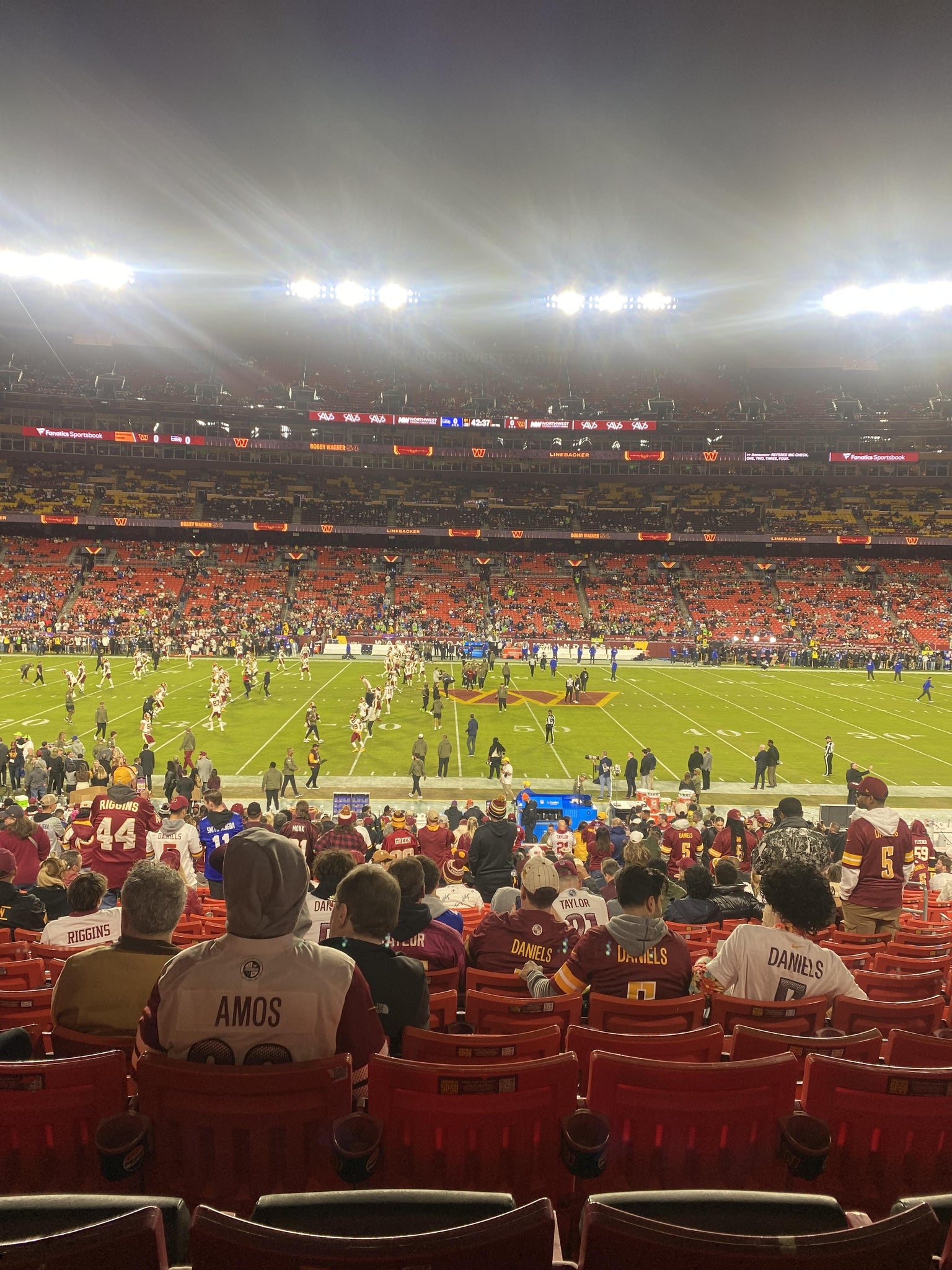 Real Fan View taken from Section 101 at Northwest Stadium by Gena D