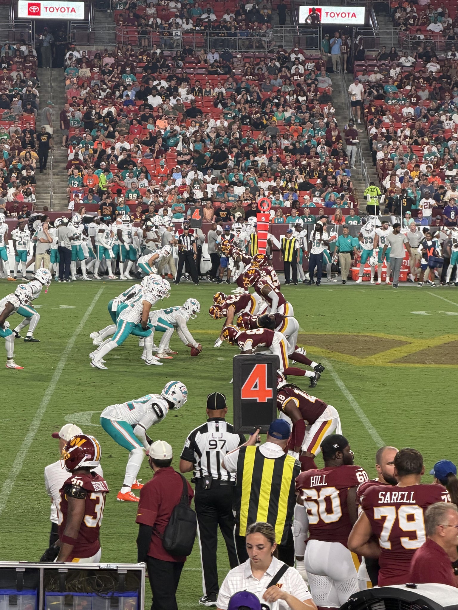 Real Fan View taken from Section 101 at Northwest Stadium by Tom P
