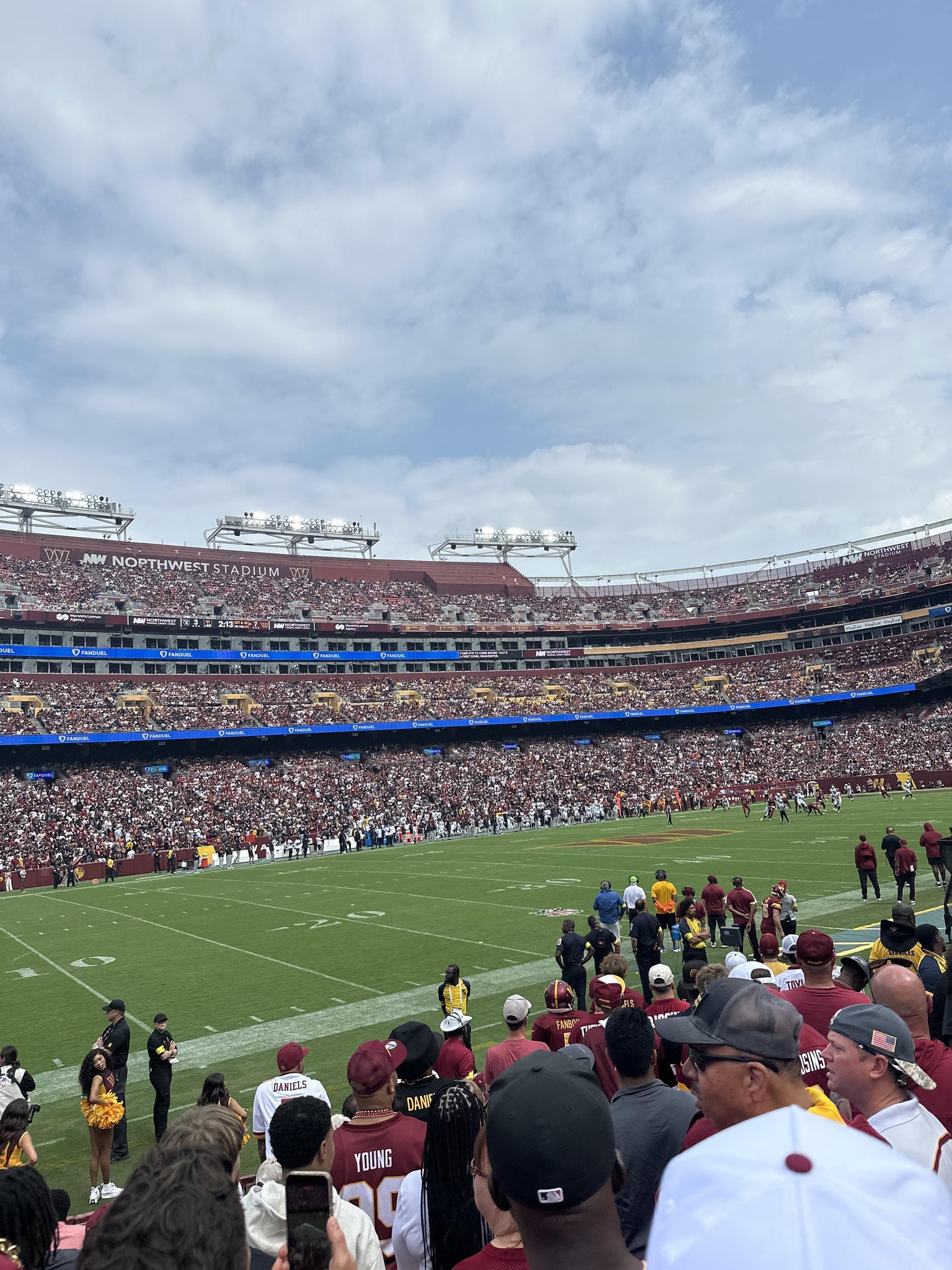 Real Fan View taken from Section 104 at Northwest Stadium by Carol G