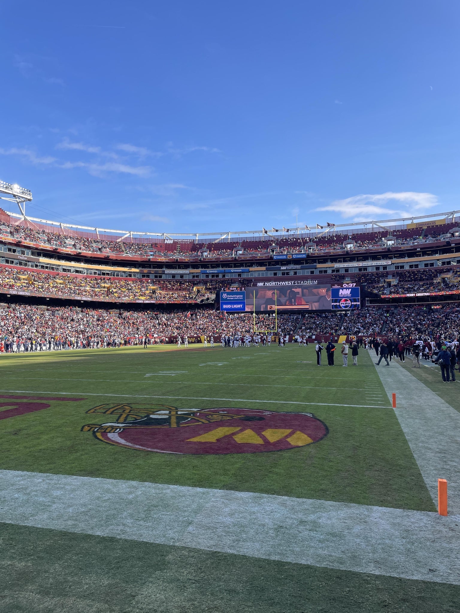 Real Fan View taken from Section 109 at Northwest Stadium by Everett W