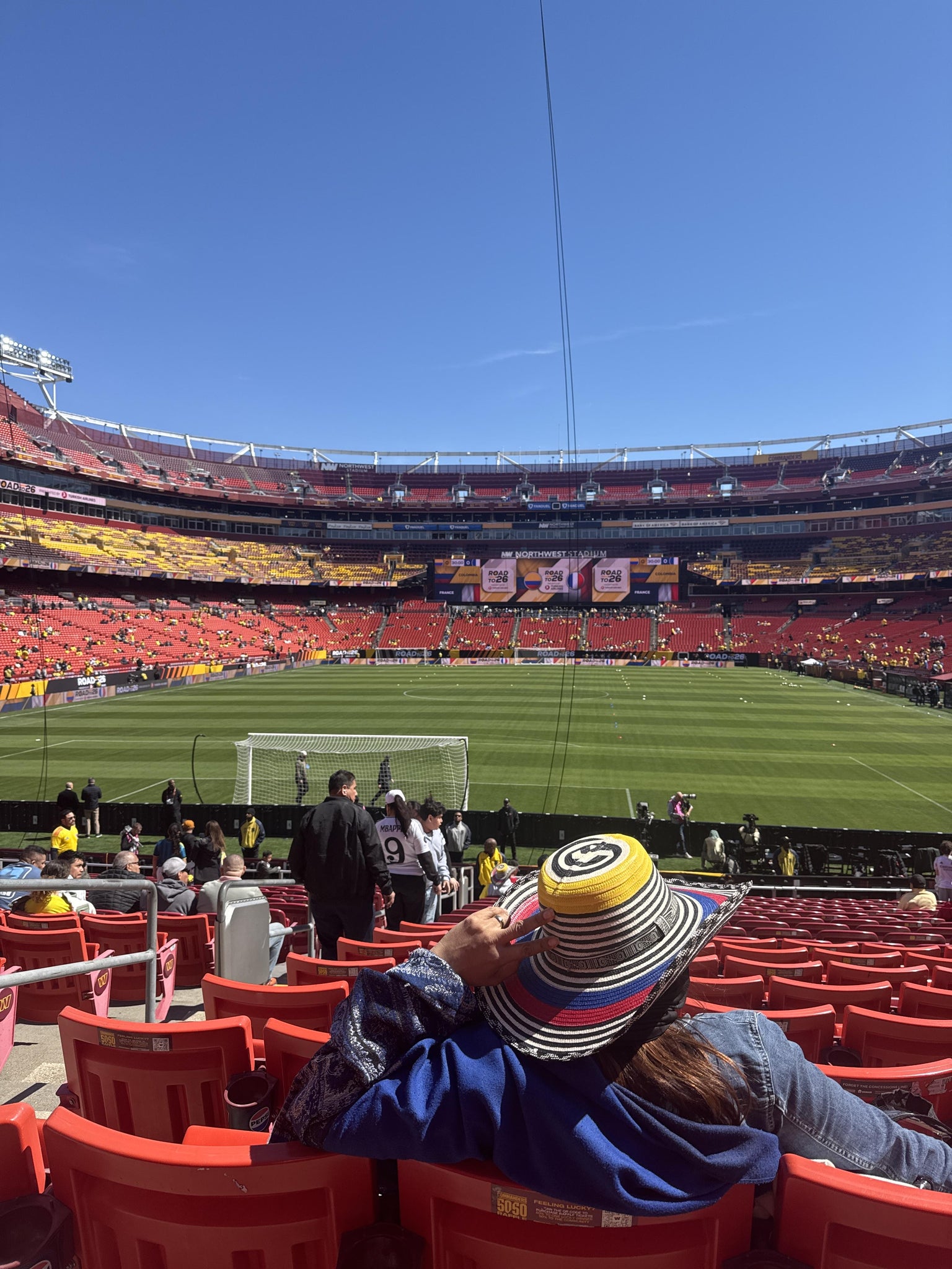 Real Fan View taken from Section 110 at Northwest Stadium by Maria antonia S