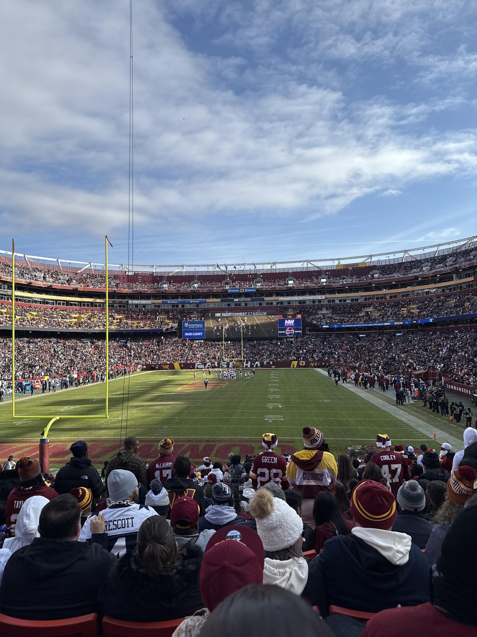 Real Fan View taken from Section 110 at Northwest Stadium by Taha A