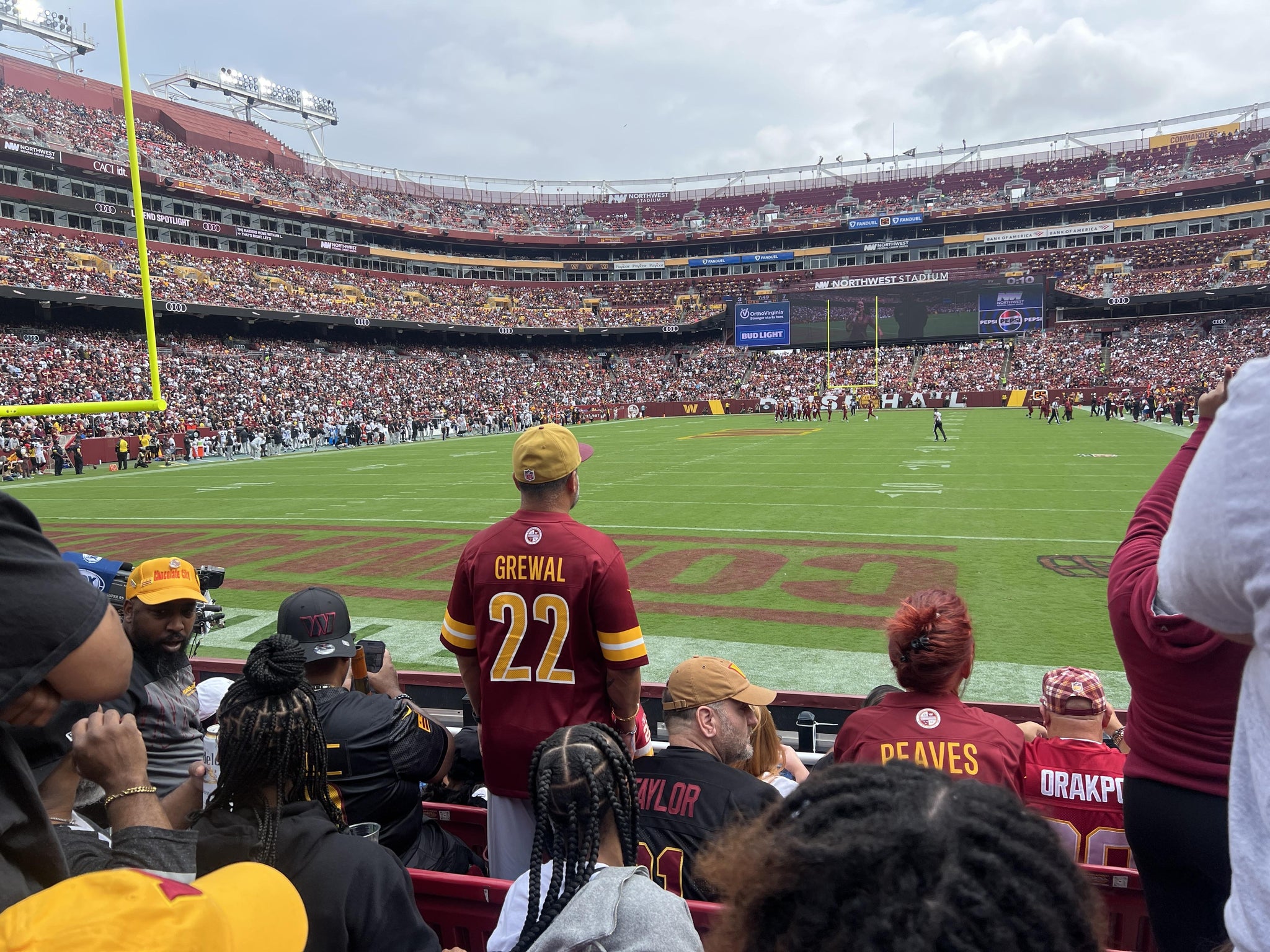 Real Fan View taken from Section 110 at Northwest Stadium by Ernest K