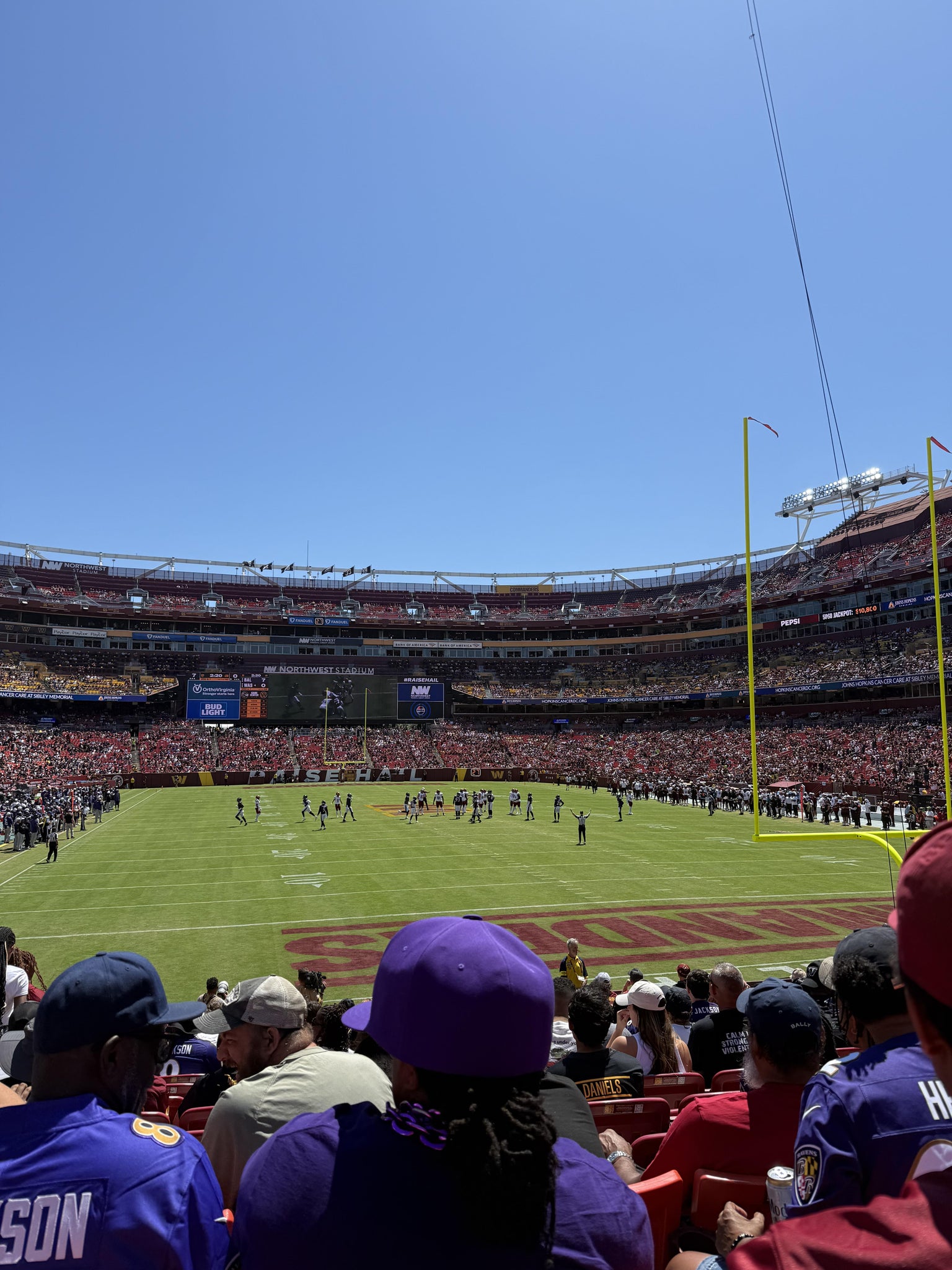 Real Fan View taken from Section 112 at Northwest Stadium by Katherine G
