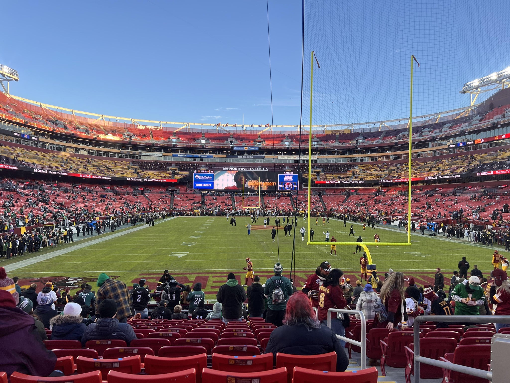 Real Fan View taken from Section 112 at Northwest Stadium by Kim G