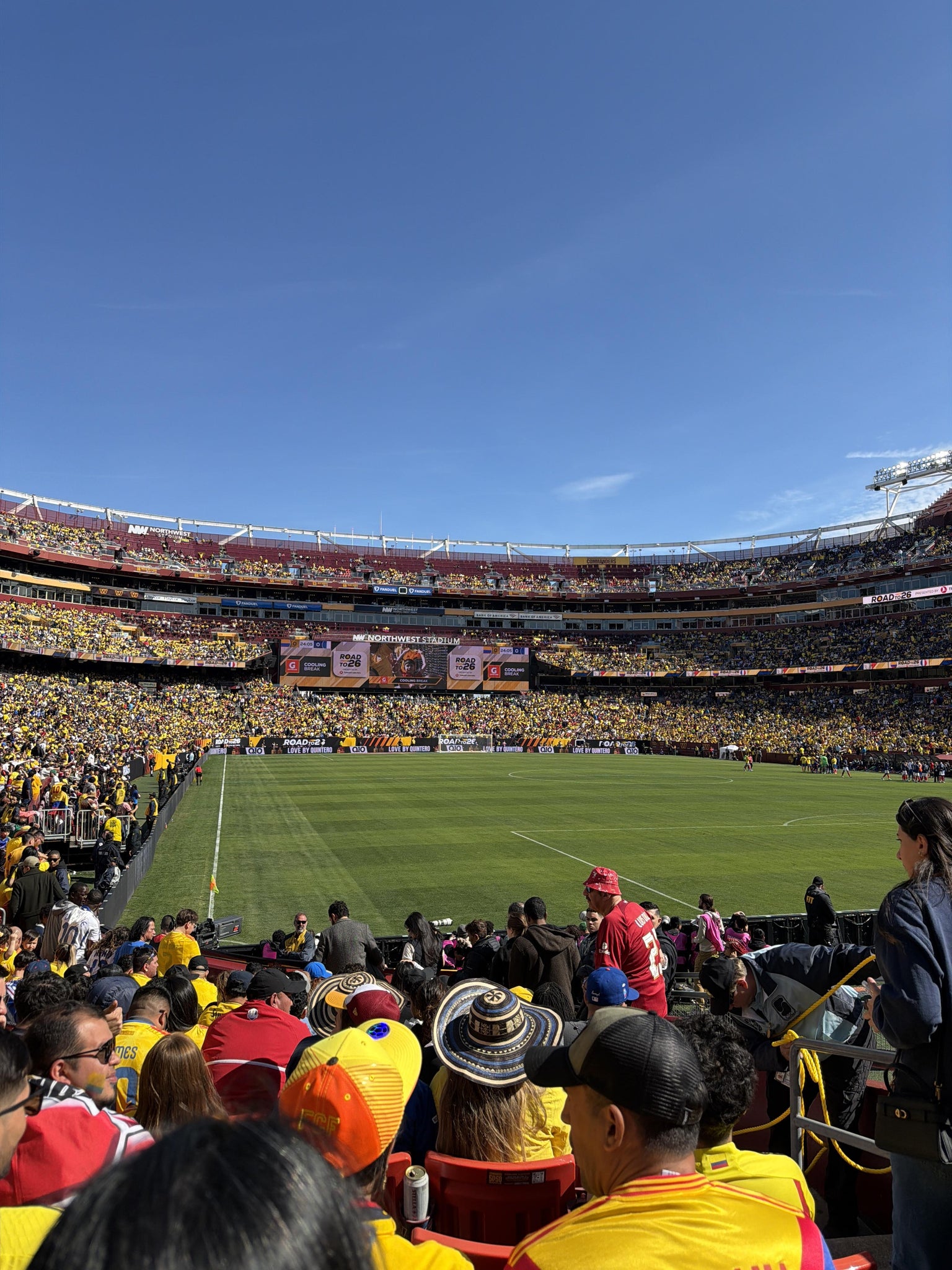 Real Fan View taken from Section 114 at Northwest Stadium by Matthew Z