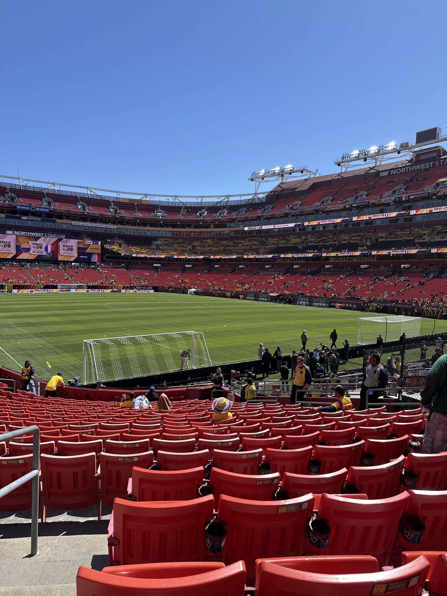Real Fan View taken from Section 114 at Northwest Stadium by Juan G