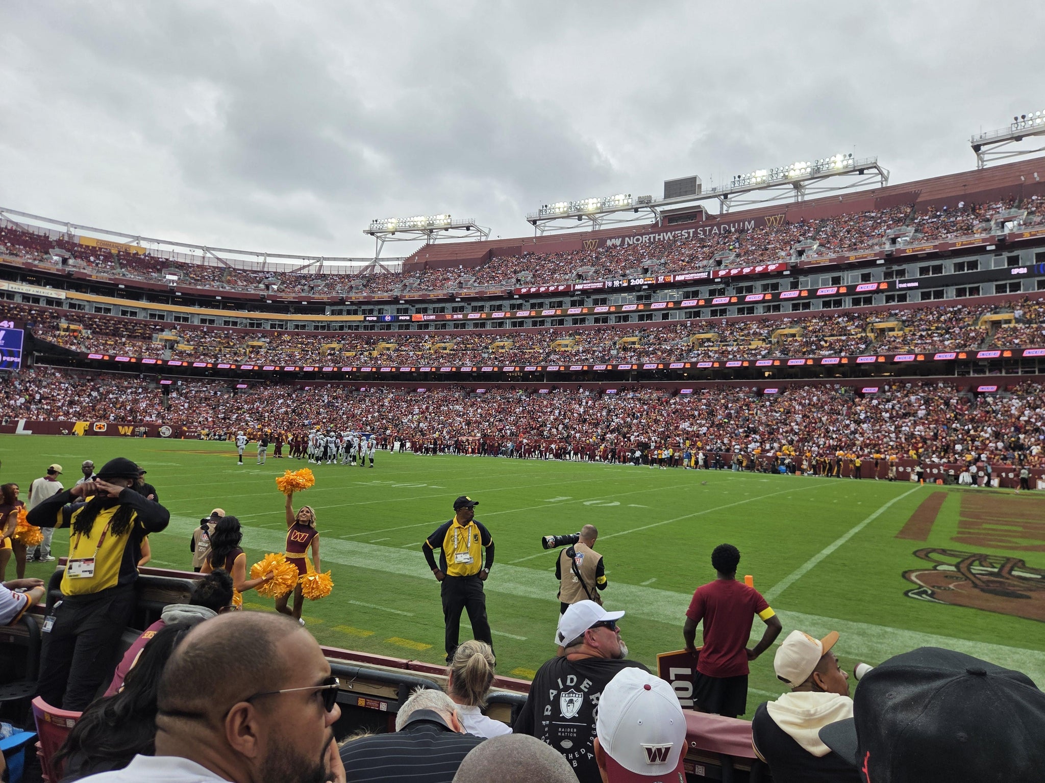 Real Fan View taken from Section 117 at Northwest Stadium by Isaac G