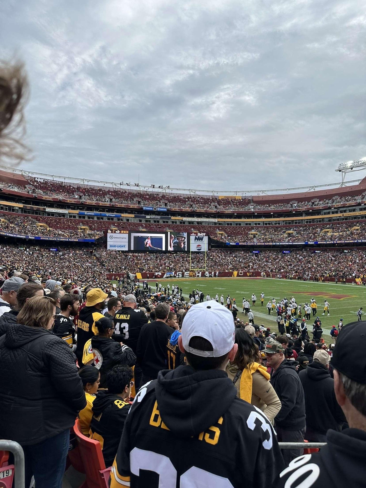 Real Fan View taken from Section 117 at Northwest Stadium by Emily P