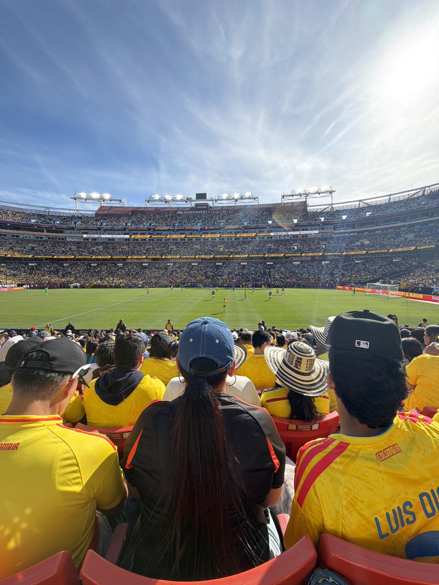Real Fan View taken from Section 120 at Northwest Stadium by Michelle H
