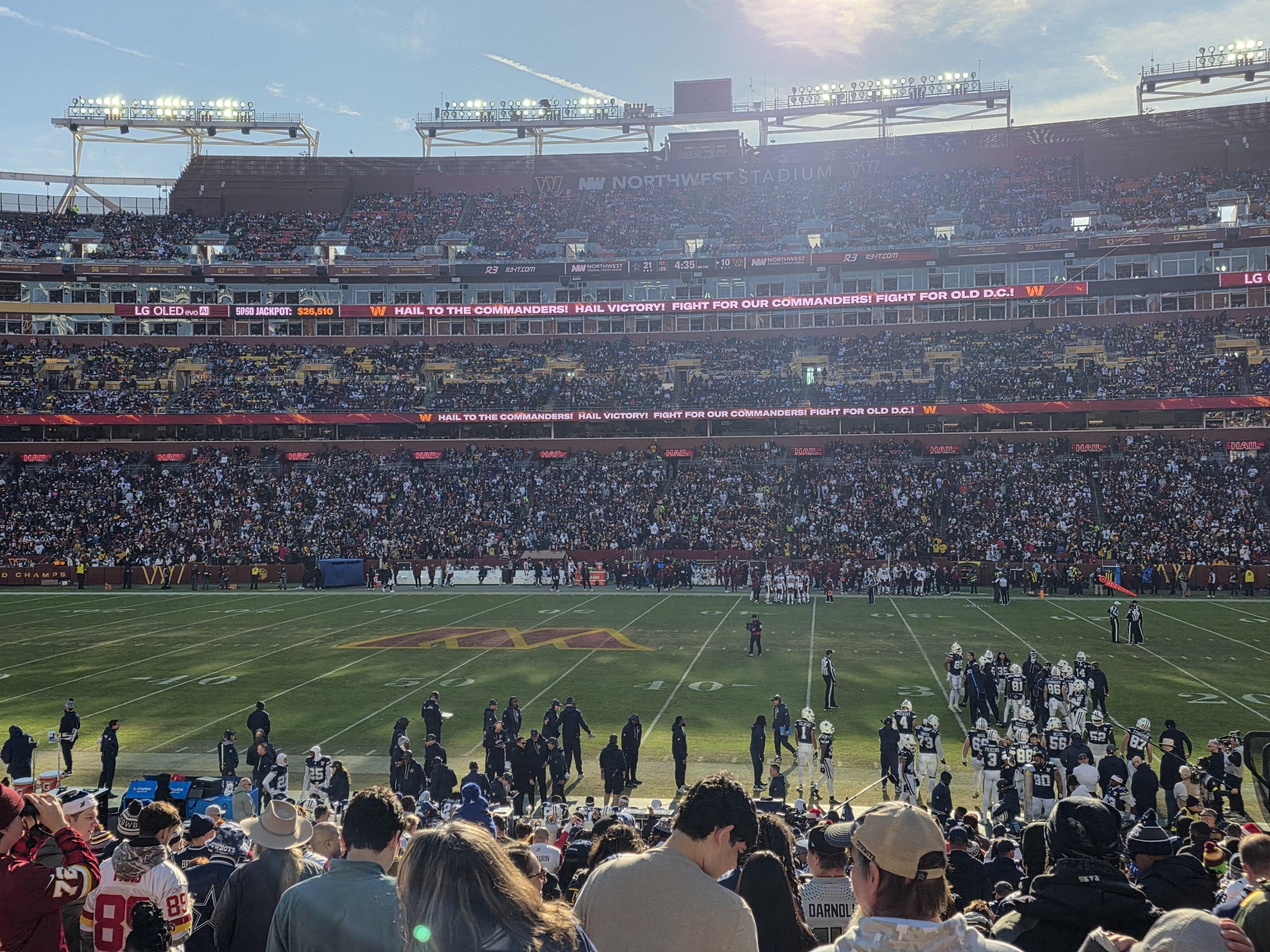 Real Fan View taken from Section 120 at Northwest Stadium by Michai J
