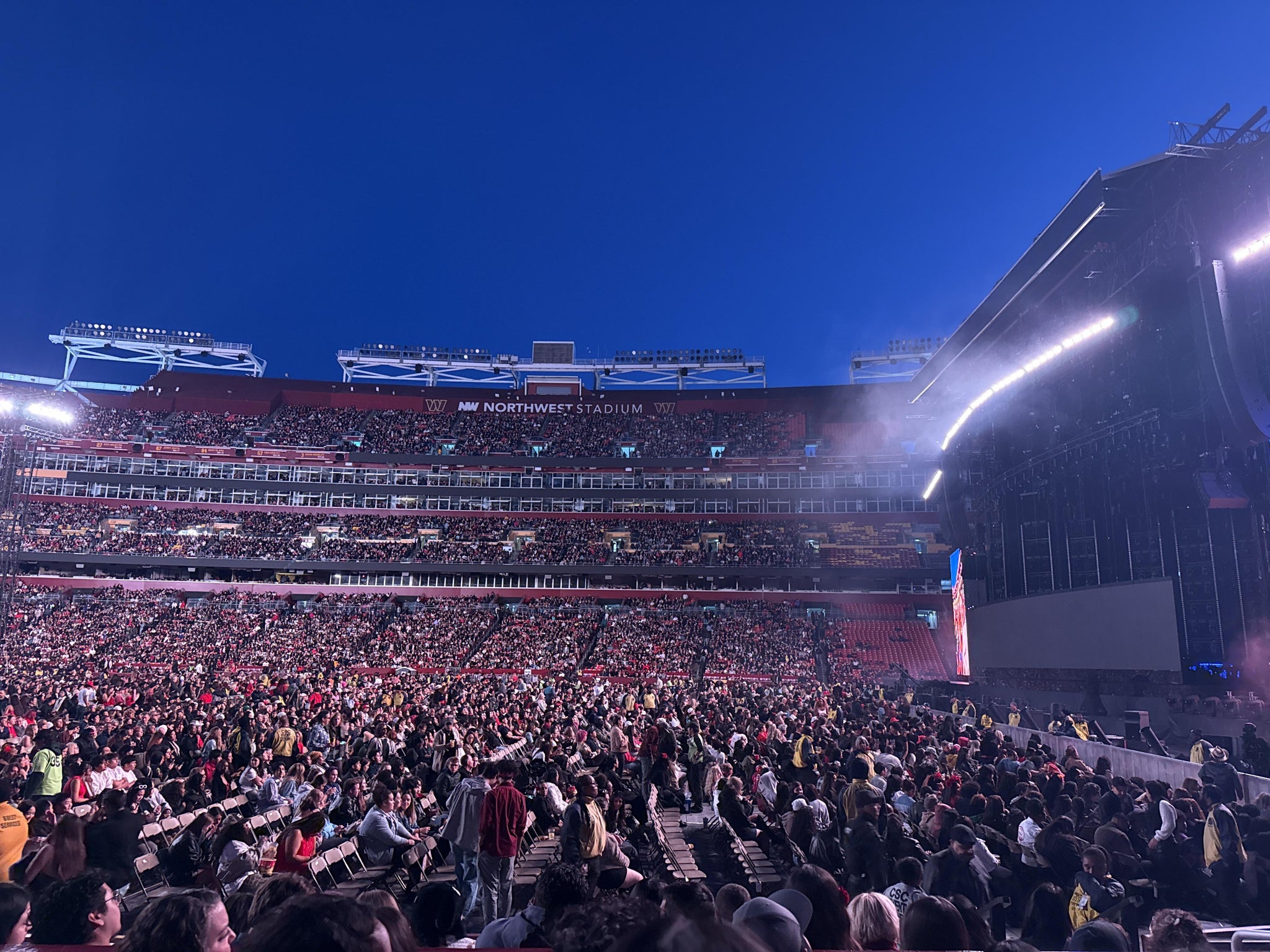 Real Fan View taken from Section 120 at Northwest Stadium by Honor W