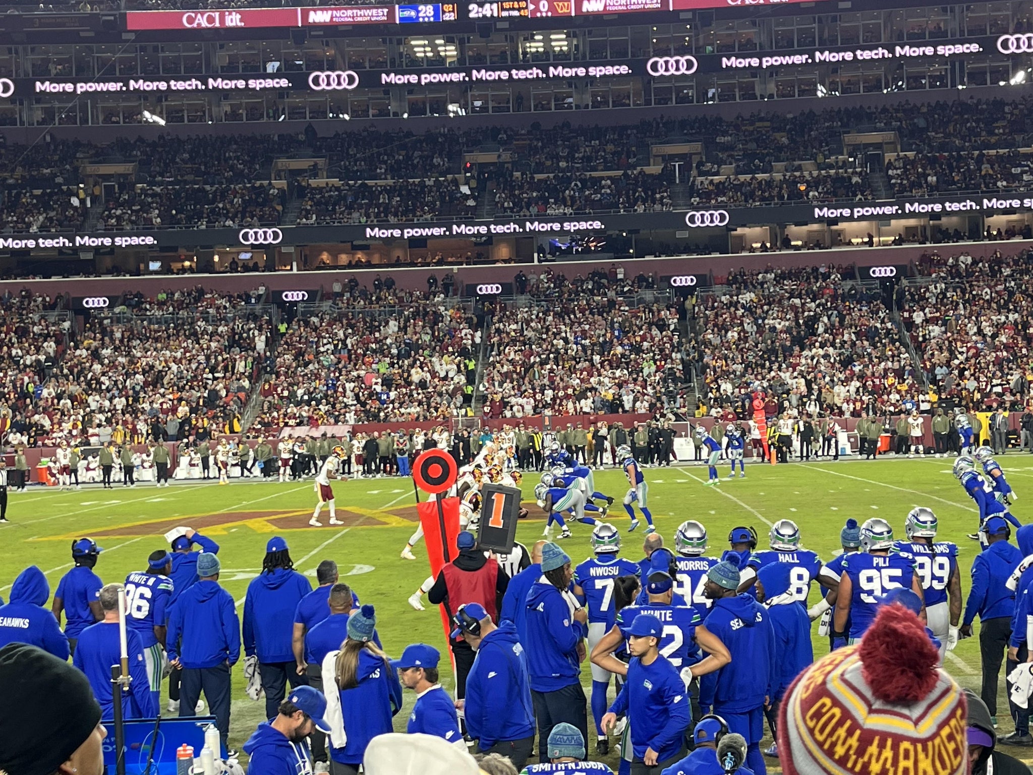Real Fan View taken from Section 121 at Northwest Stadium by Scott W