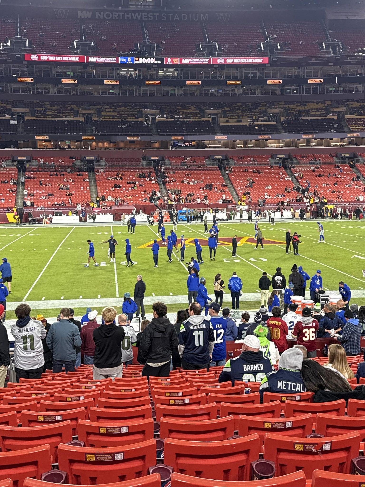 Real Fan View taken from Section 123 at Northwest Stadium by Mark M