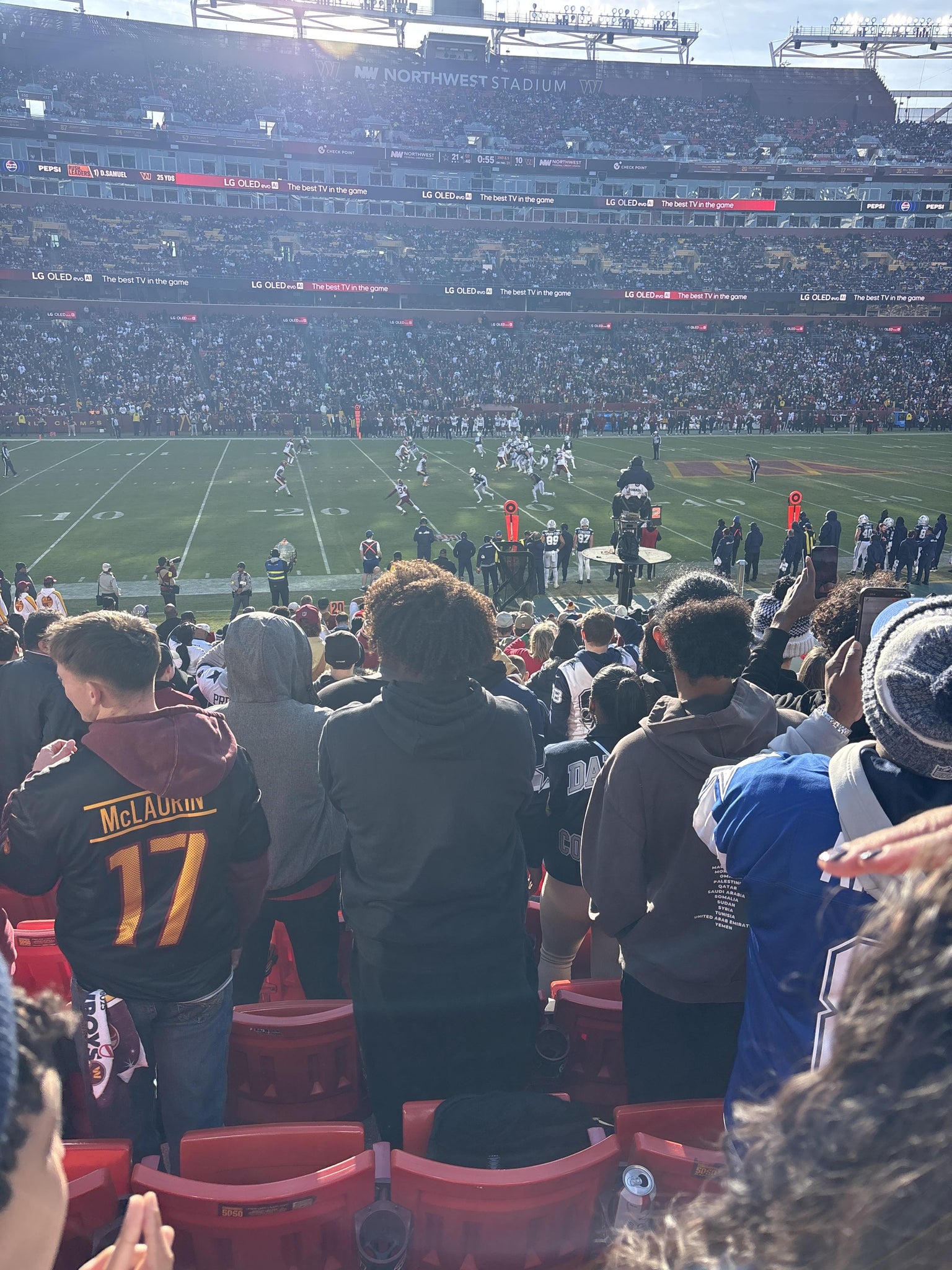 Real Fan View taken from Section 124 at Northwest Stadium by Tay J