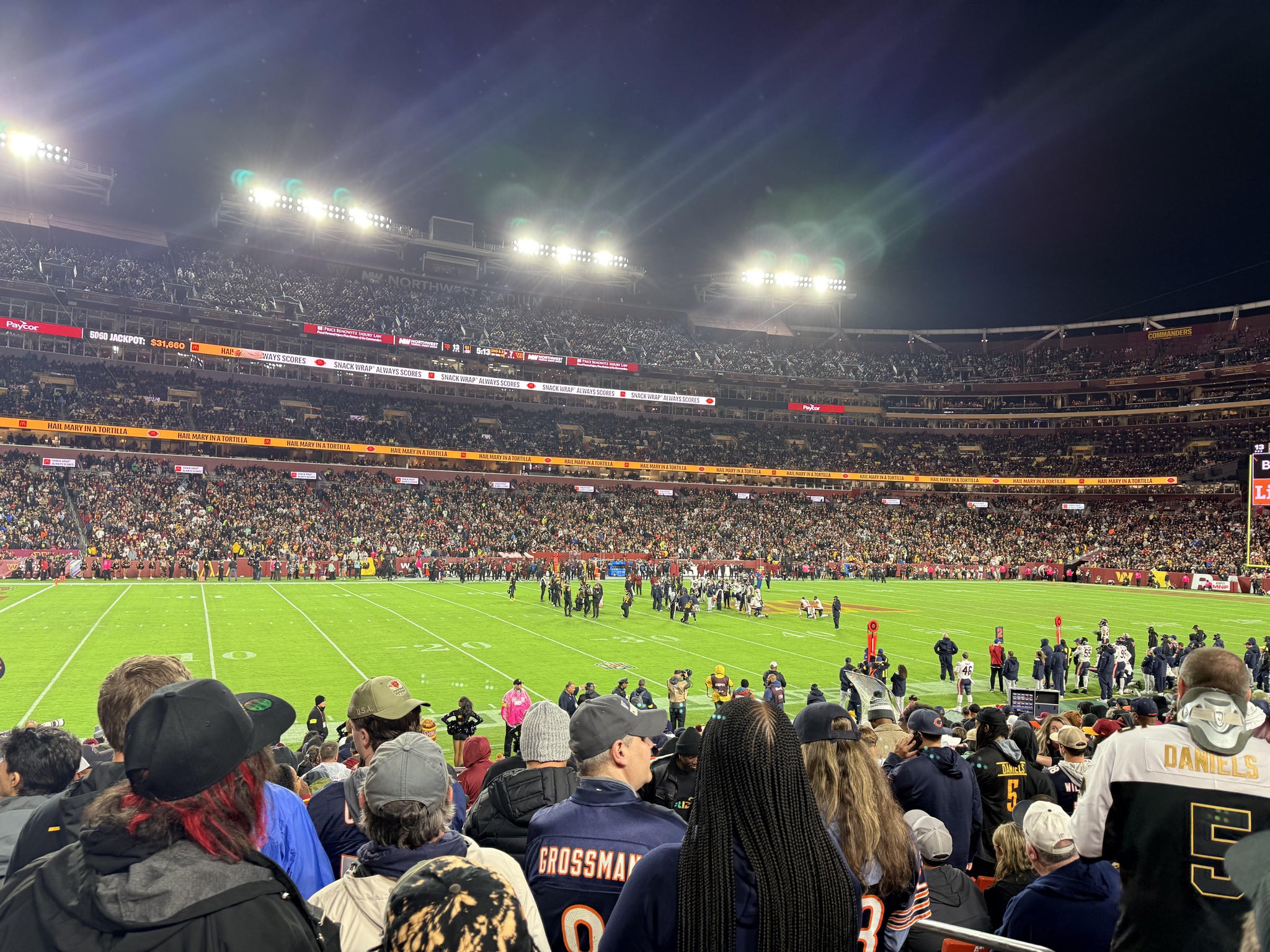Real Fan View taken from Section 125 at Northwest Stadium by Jean M