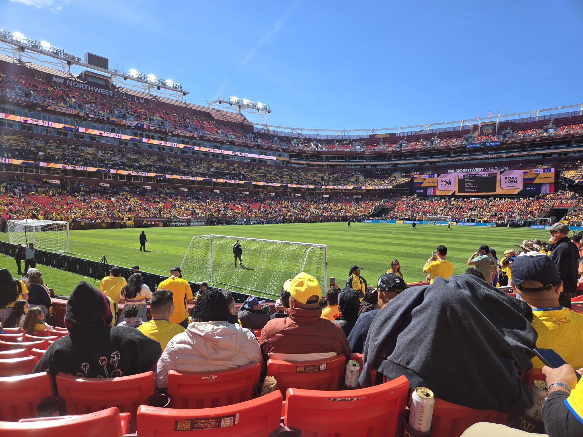 Real Fan View taken from Section 126 at Northwest Stadium by Jeanpierre A