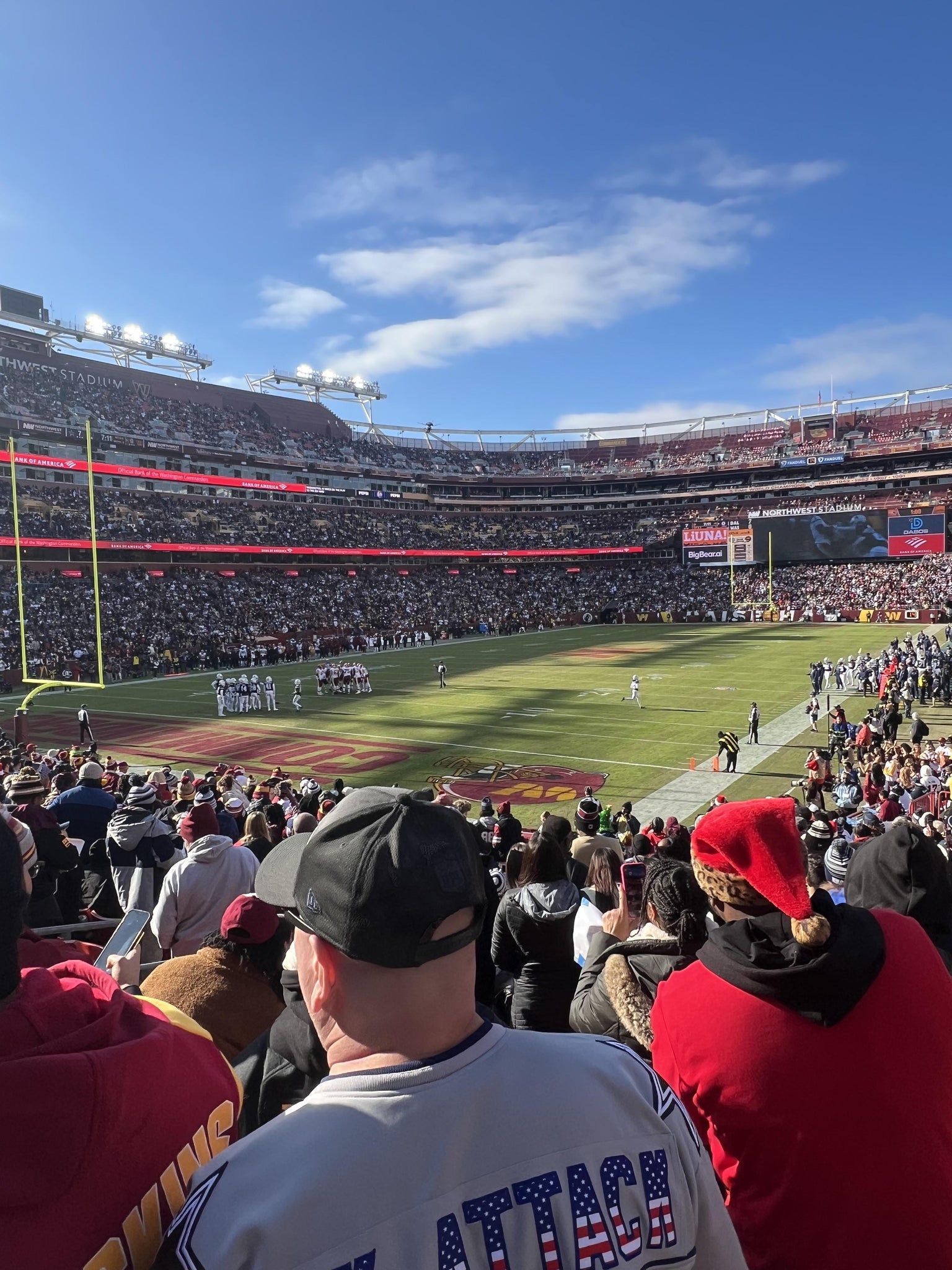 Real Fan View taken from Section 129 at Northwest Stadium by Louis H