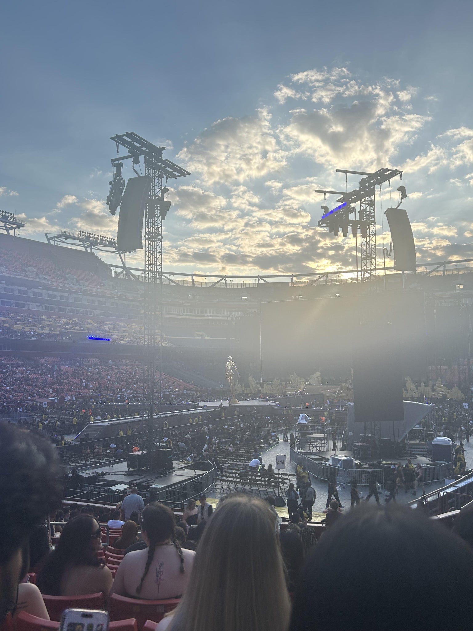 Real Fan View taken from Section 129 at Northwest Stadium by Alyssa C