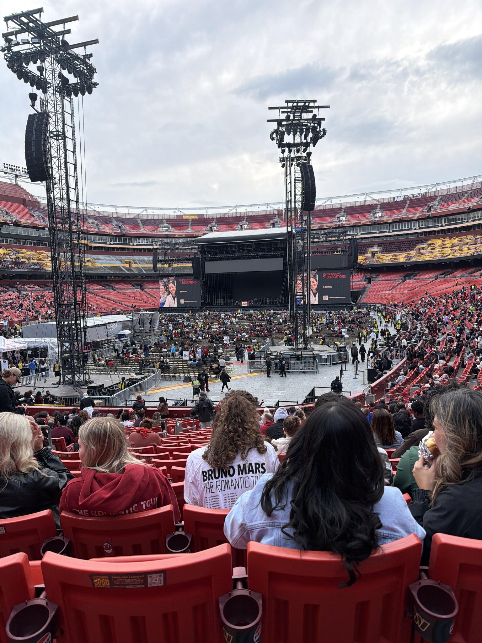 Real Fan View taken from Section 129 at Northwest Stadium by Alana C